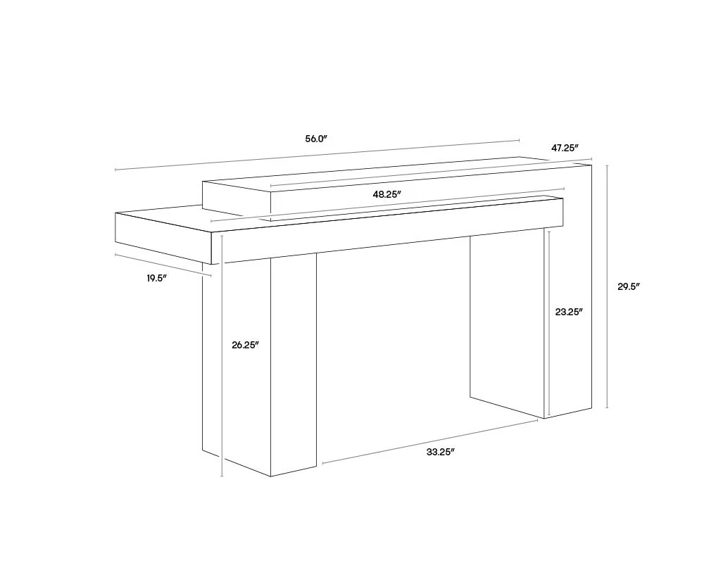Sunpan Herriot Console Table - Image 7