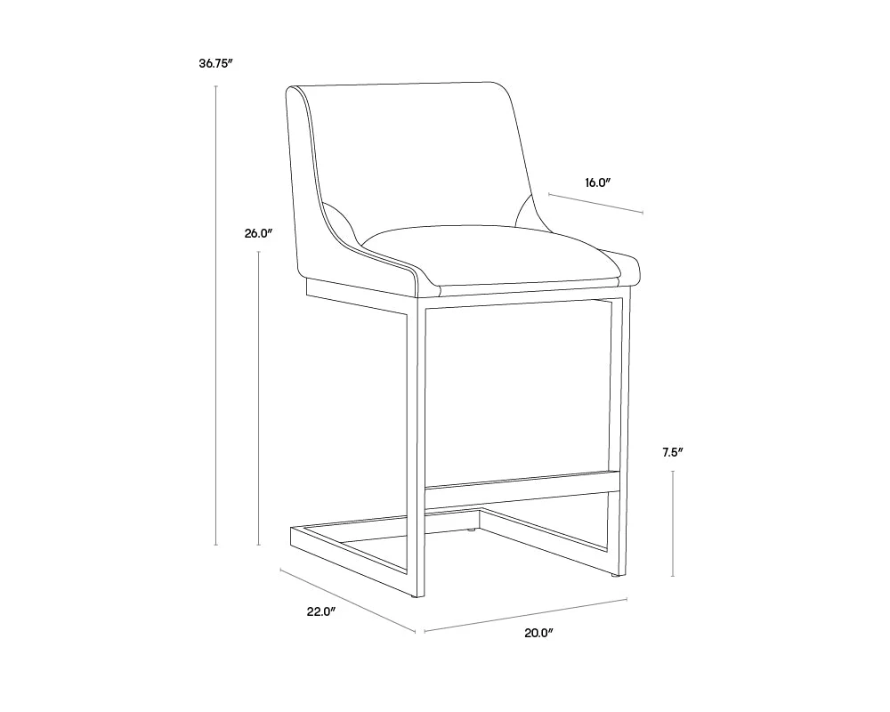Sunpan Holly Counter Stool - Image 8