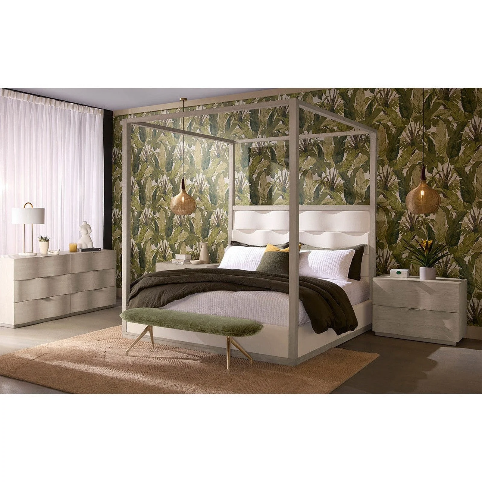 Sunpan Hoyos Canopy King Bed - Image 2