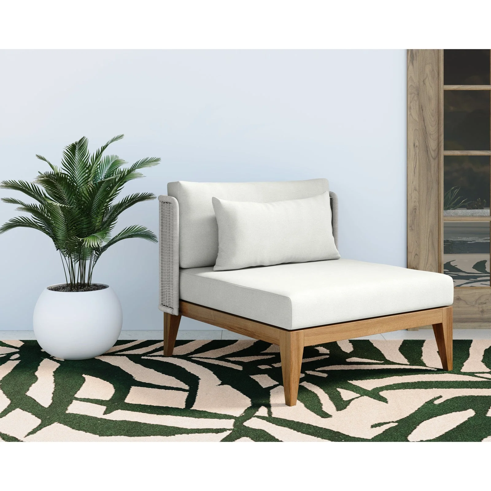 Sunpan Ibiza Armless Chair Clearance - Image 2