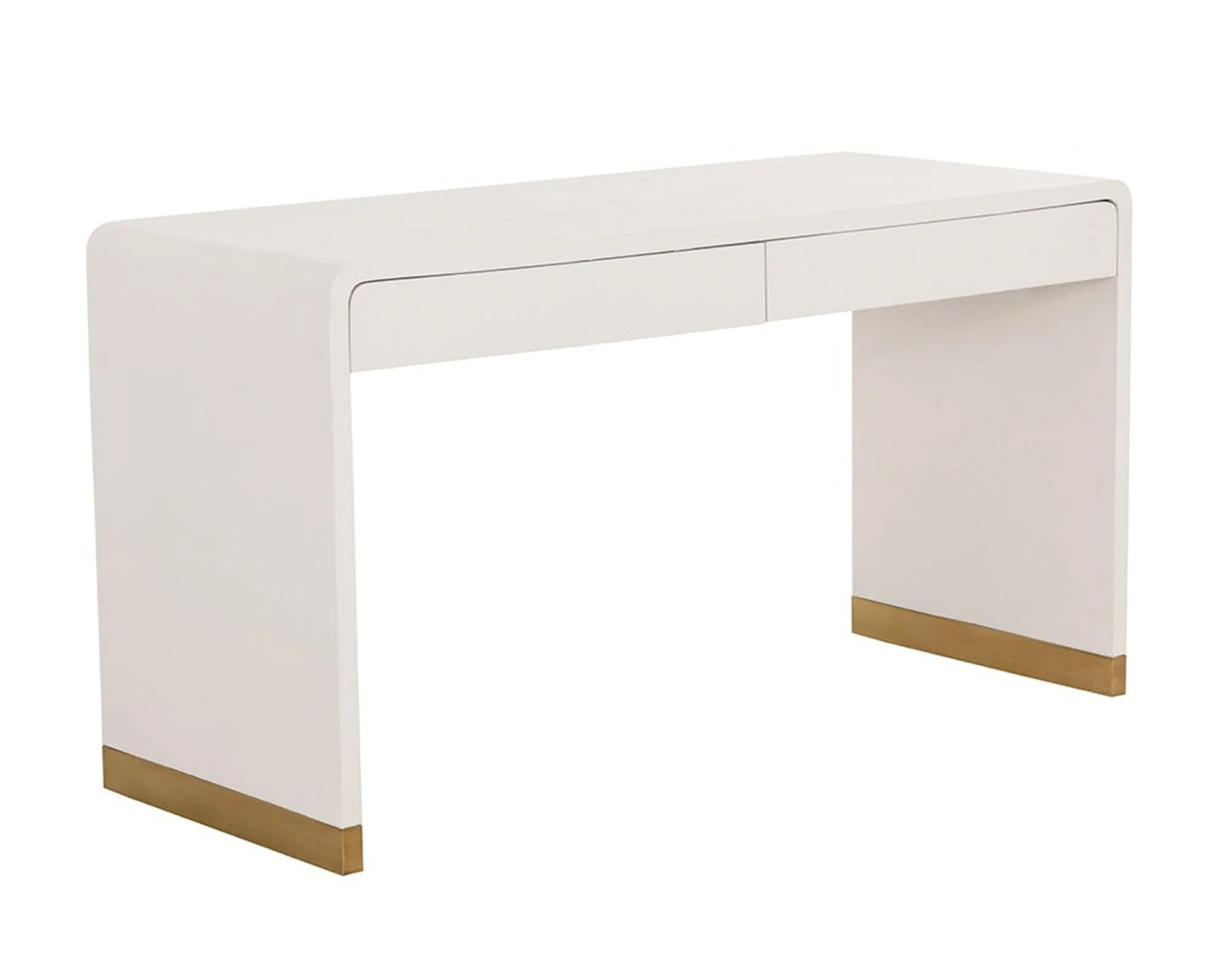 Sunpan Ilona Desk - Oyster Shagreen - Image 2