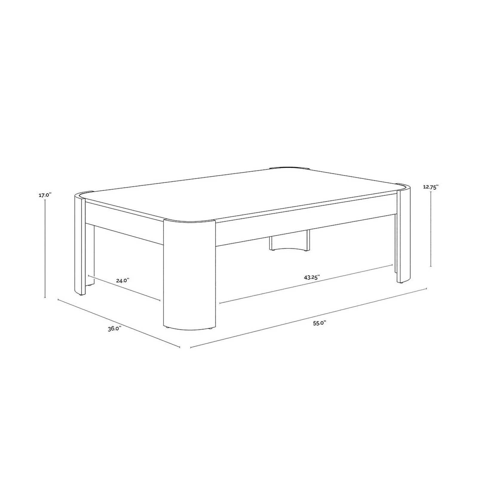 Sunpan Irvine Coffee Table Clearance - Image 5