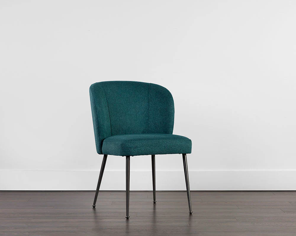 Sunpan Ivana Dining Chair - Soho Teal Clearance - Image 2