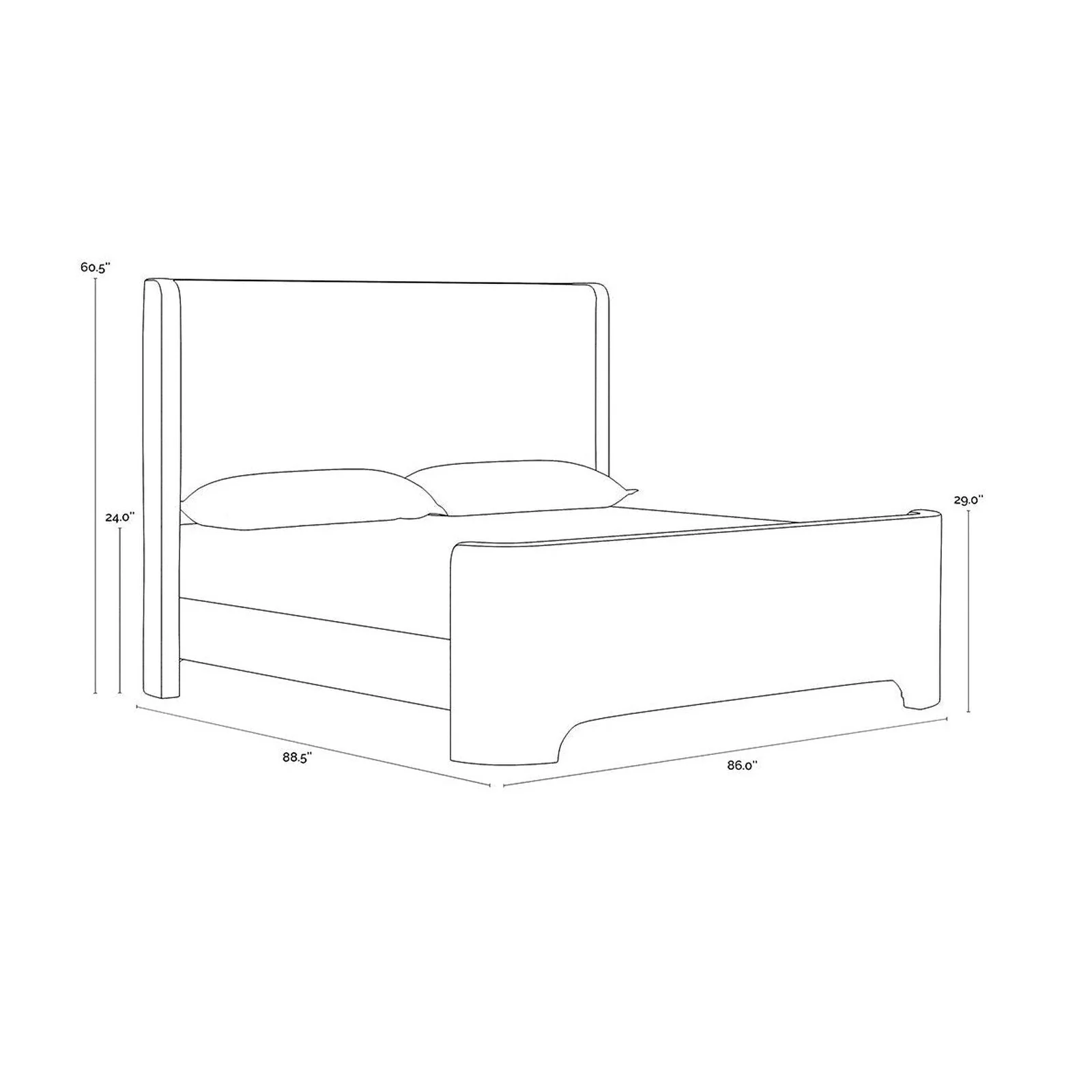 Sunpan Ives Bed - Image 5