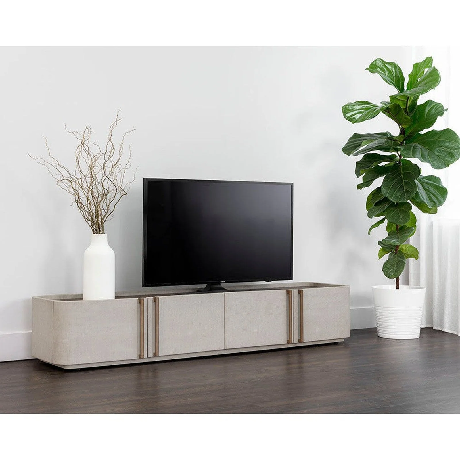 Sunpan Jamille Media Console and Cabinet - Image 2