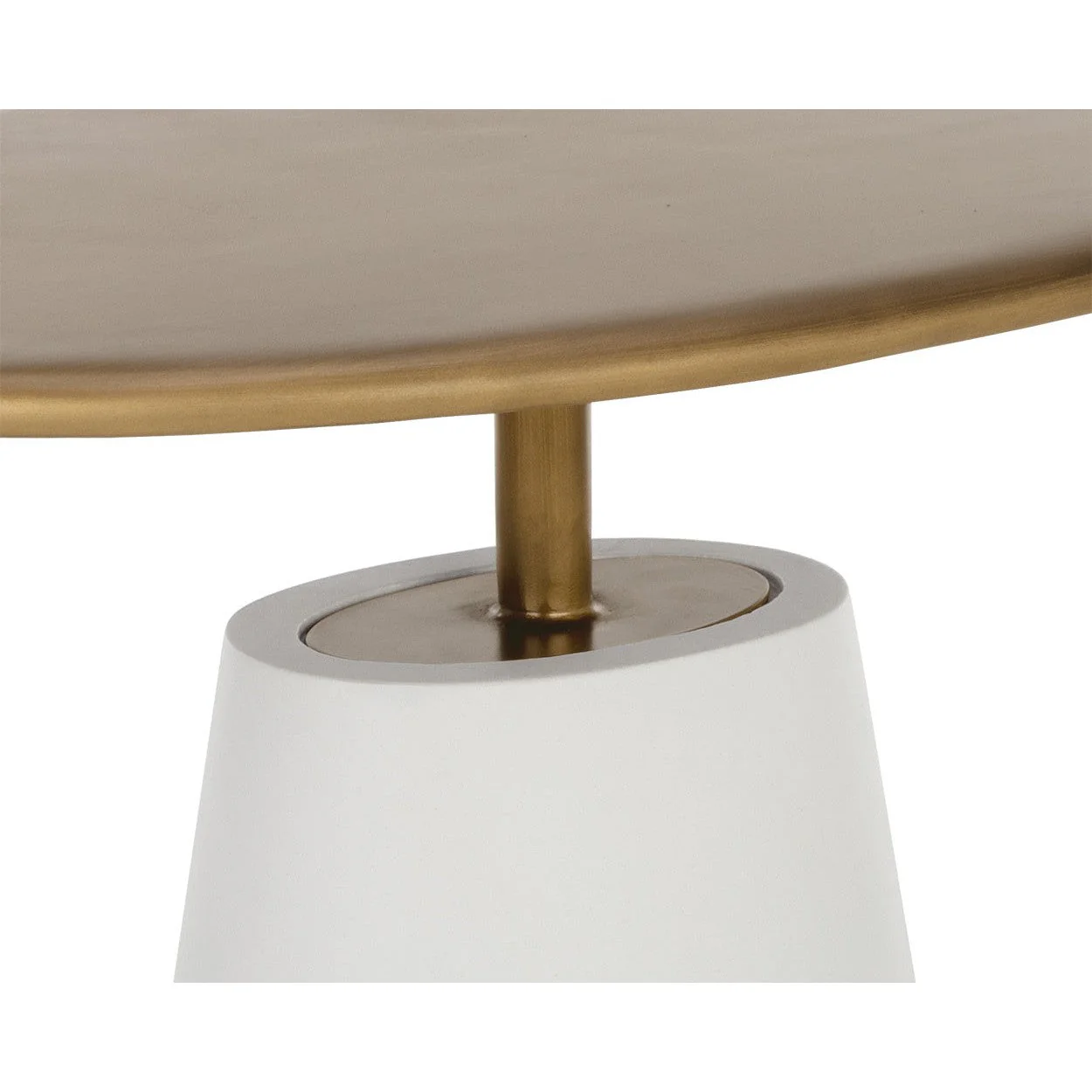 Sunpan Kadin Side Table - White - Image 4