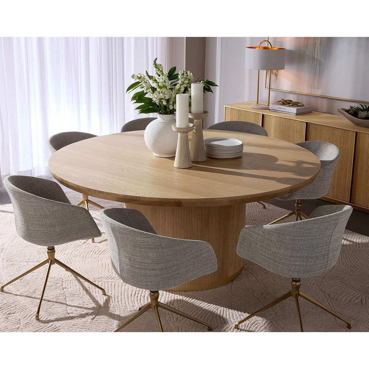 Sunpan Kalla Round Dining Table - Image 5