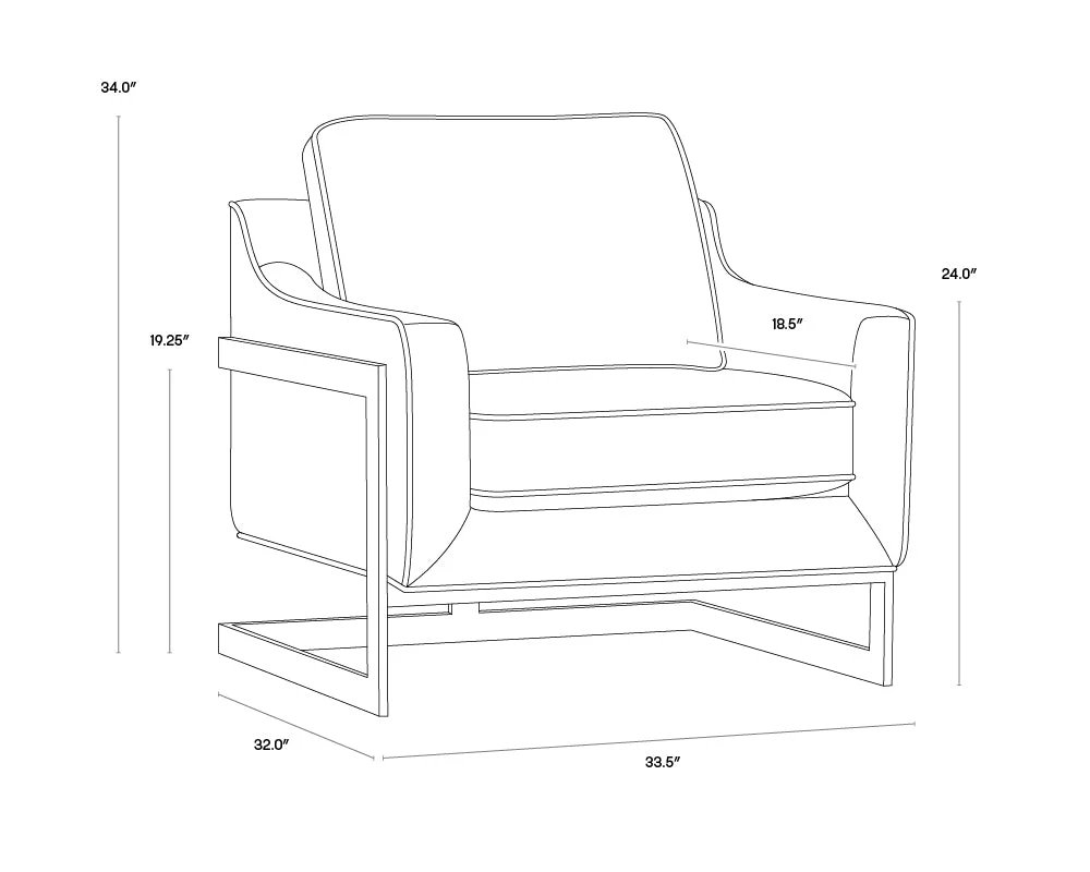 Sunpan Kalmin Armchair - Image 10