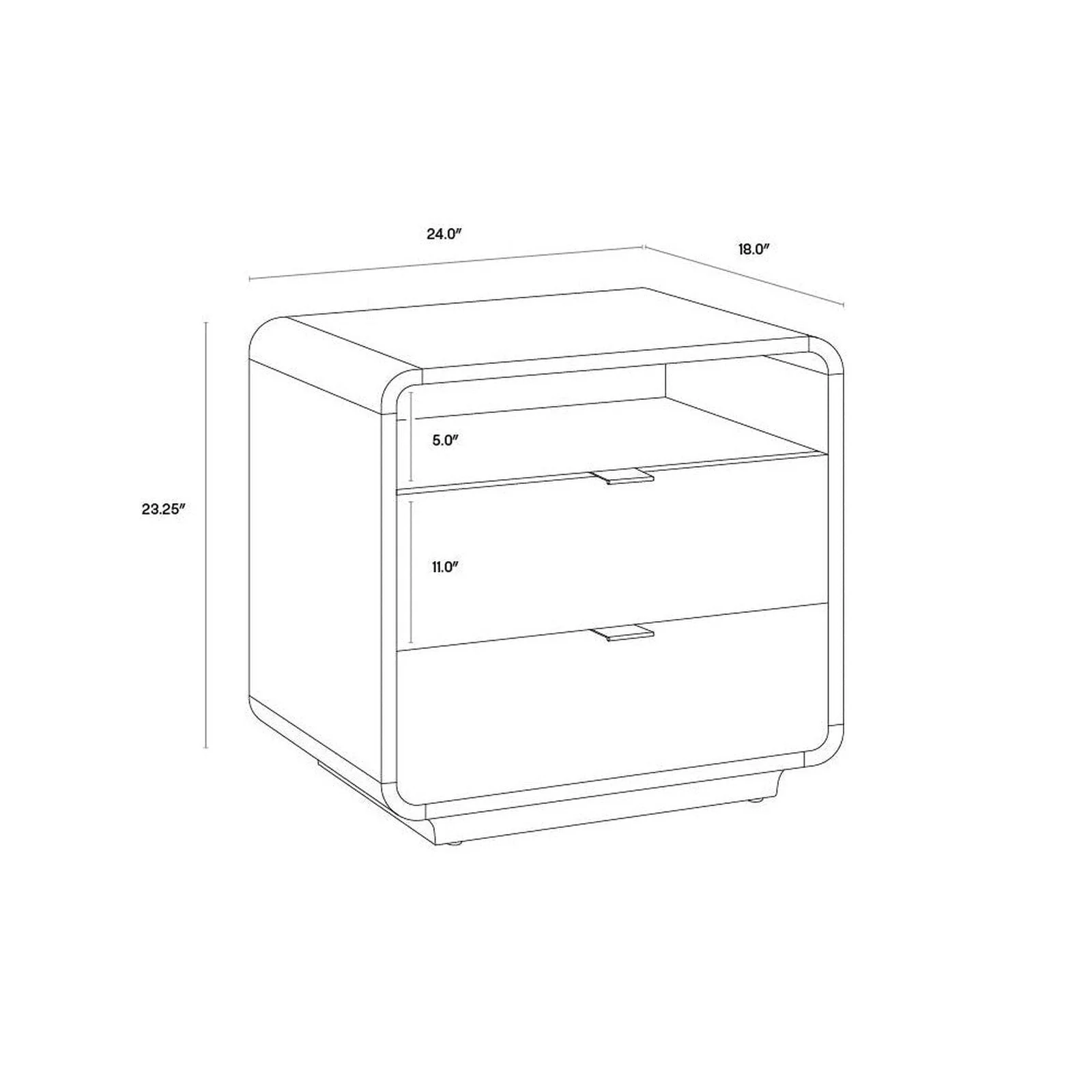 Sunpan Kayden Nightstand - Image 12