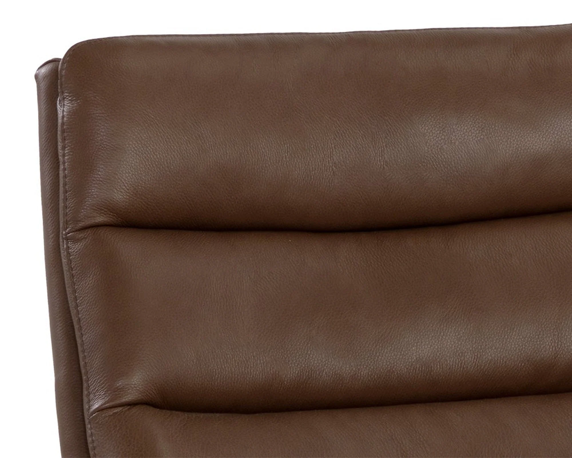 Sunpan Keller Swivel Lounge Chair - Missouri Mahogany Leather Clearance - Image 6