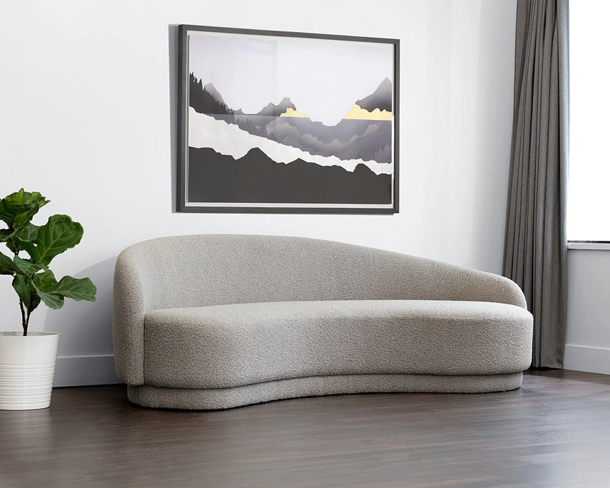 Sunpan Kendra Sofa - Altro Cappuccino Clearance - Image 5