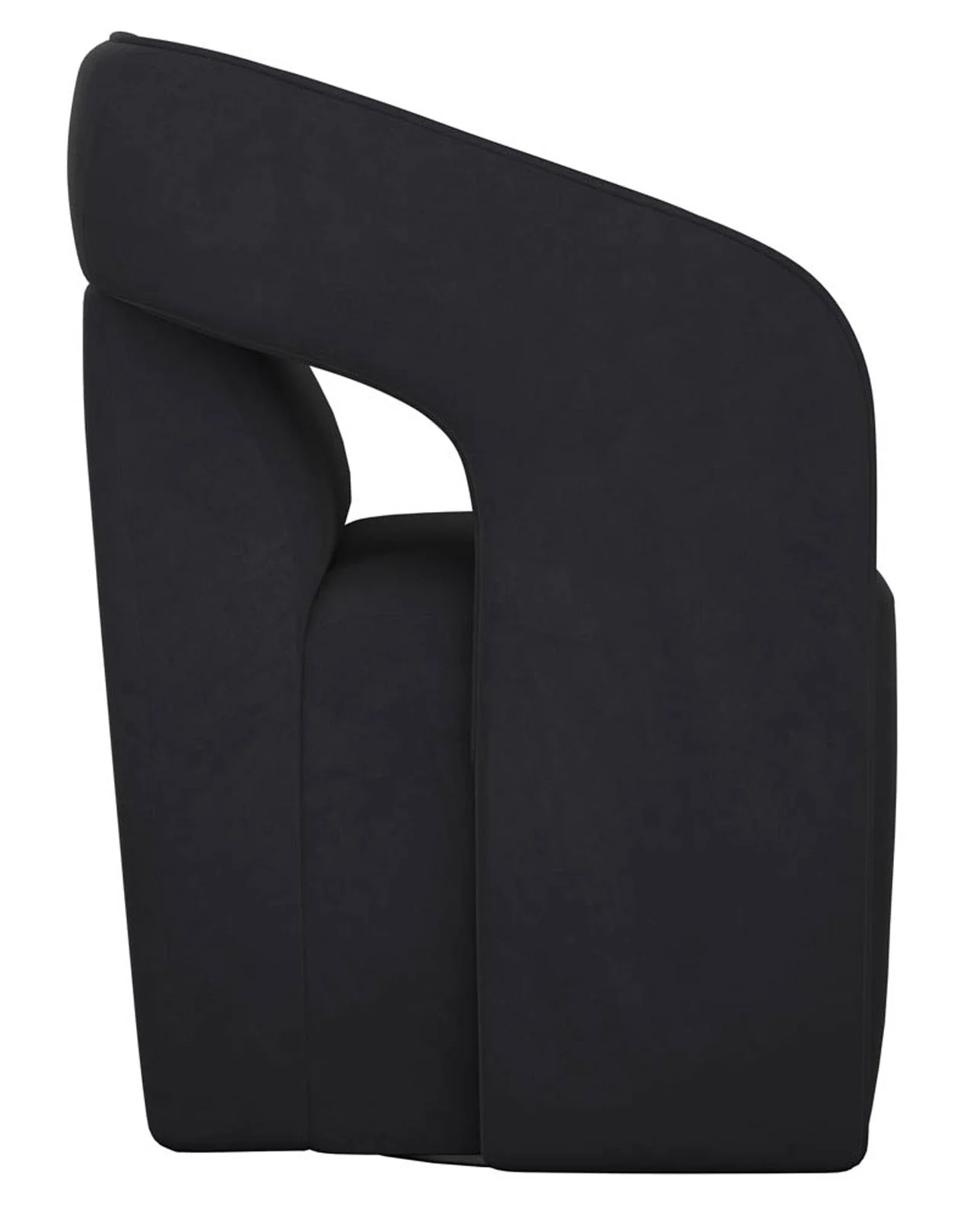 Sunpan Kendrick Wheeled Dining Armchair - Image 3