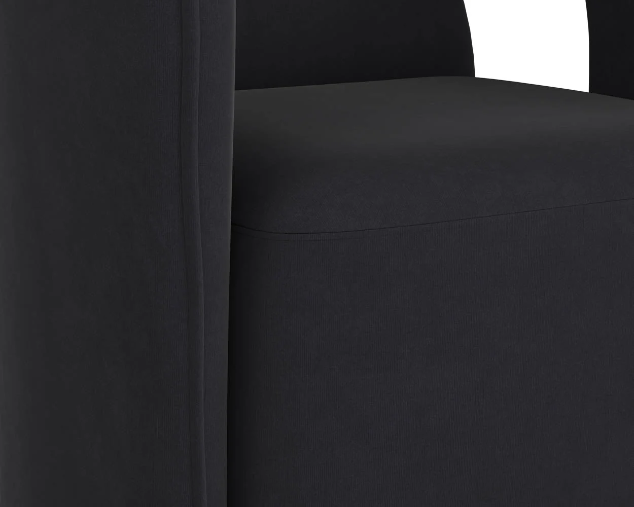 Sunpan Kendrick Wheeled Dining Armchair - Image 5
