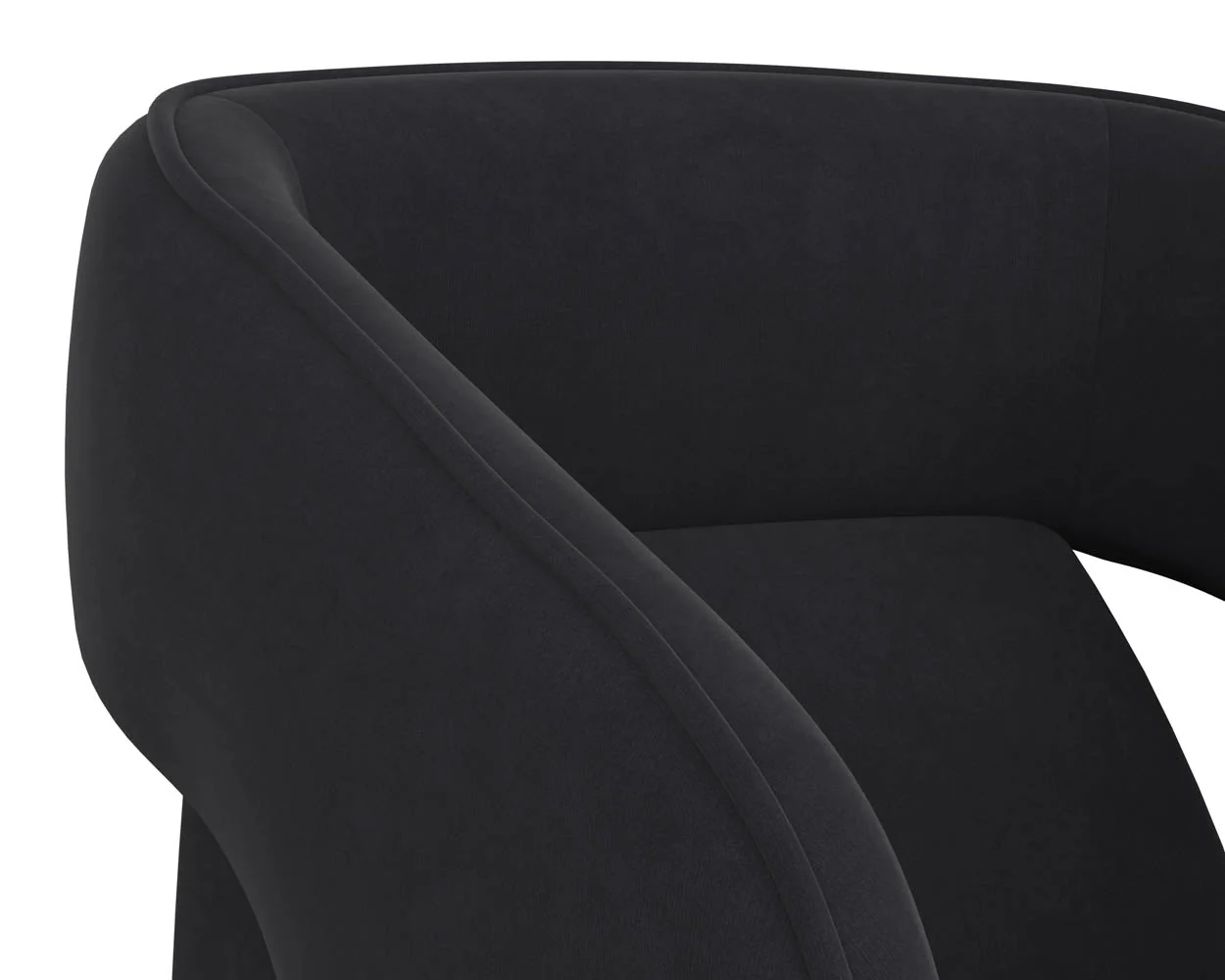Sunpan Kendrick Wheeled Dining Armchair - Image 6