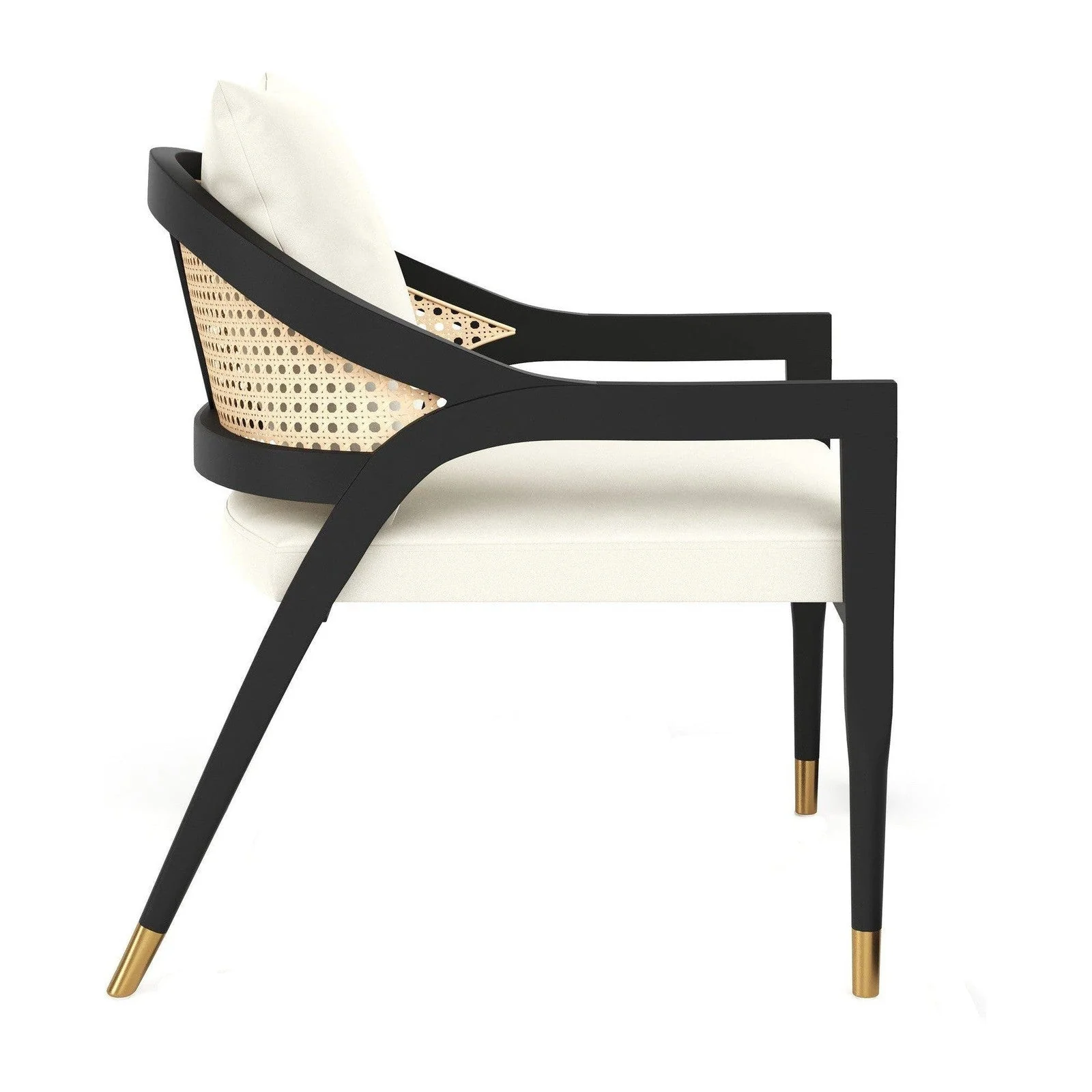 Sunpan Kirsten Lounge Chair - Linoso Ivory Clearance - Image 3