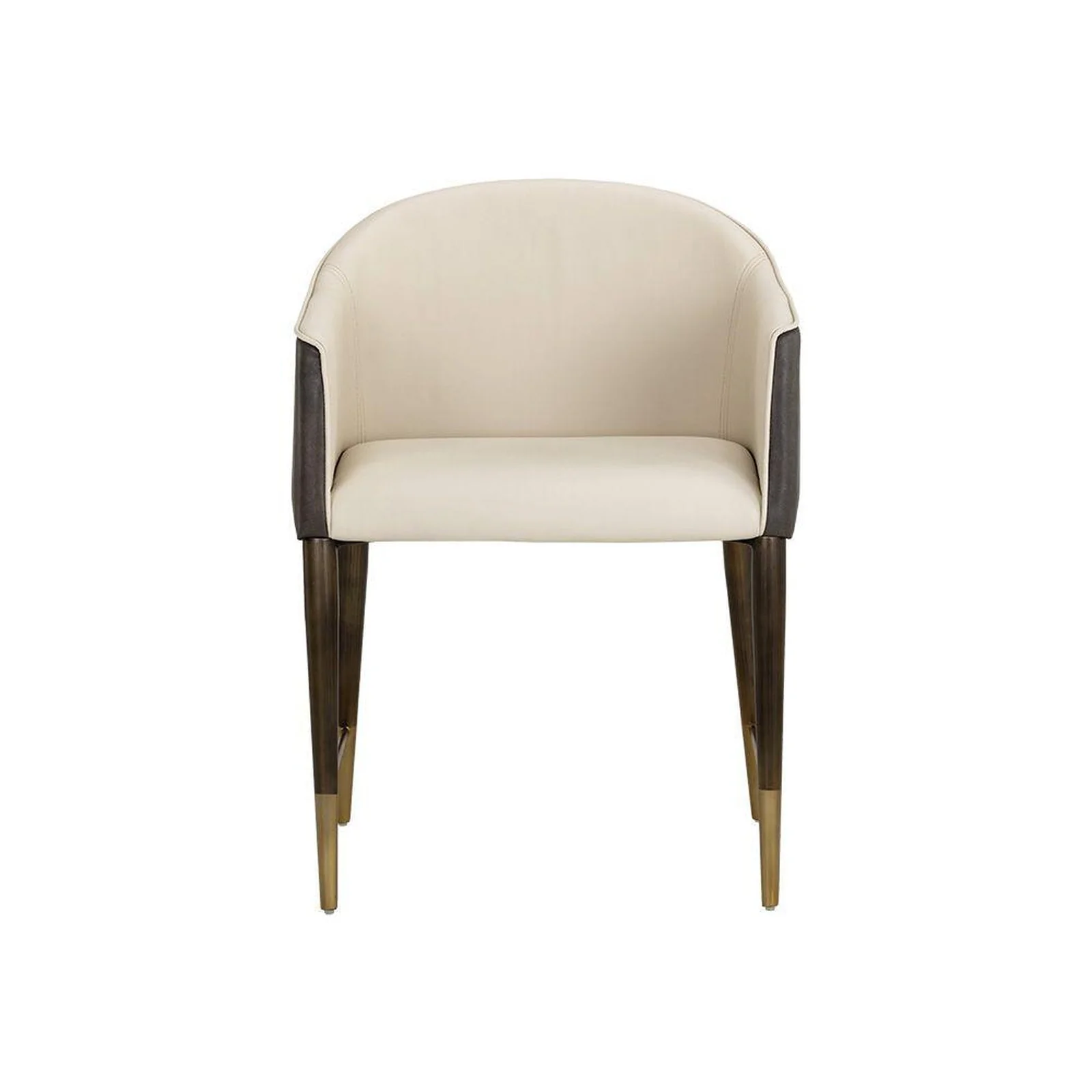 Sunpan Kylin Chair - Dillon Cream / Bravo Ash - Image 2