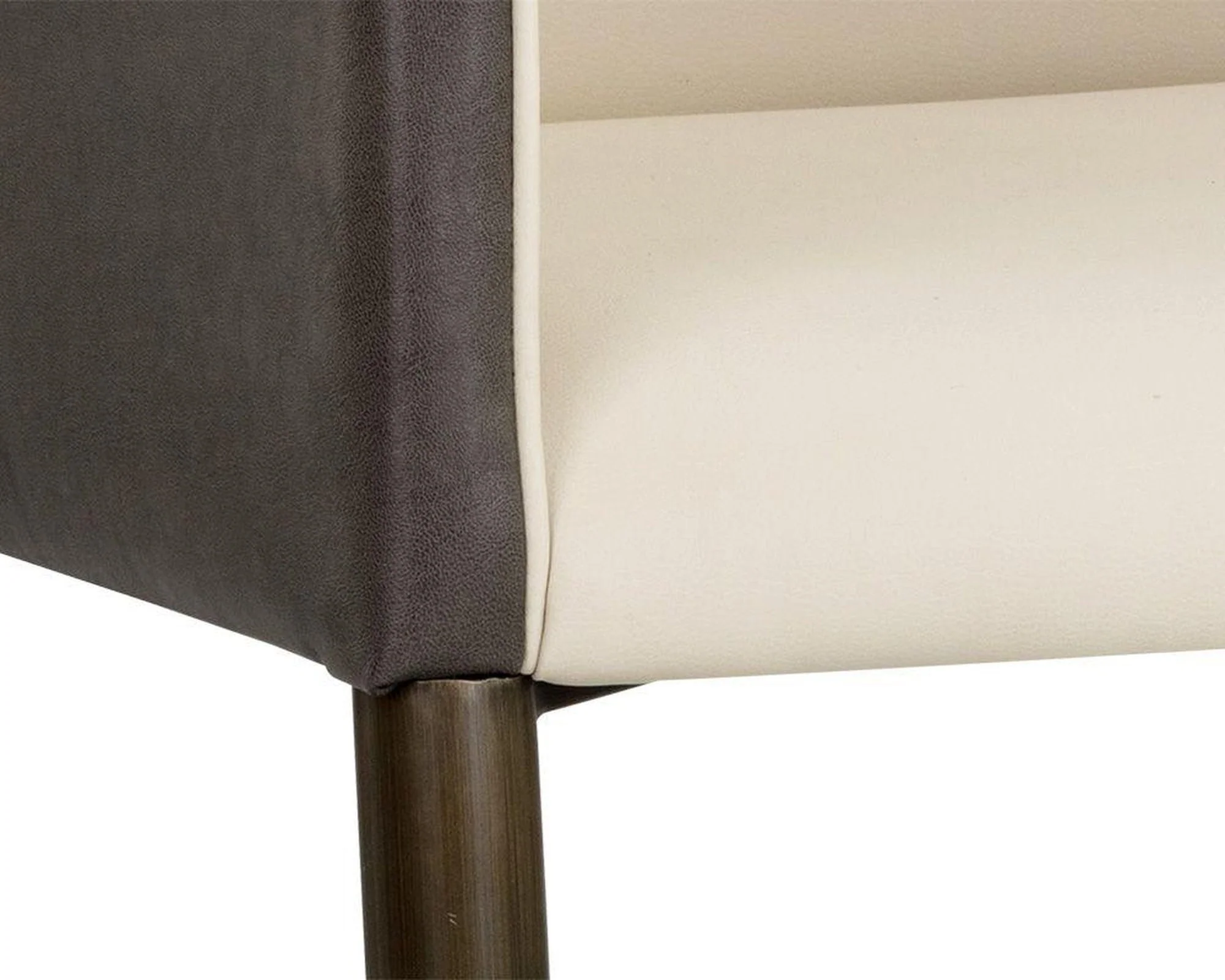 Sunpan Kylin Chair - Dillon Cream / Bravo Ash - Image 5