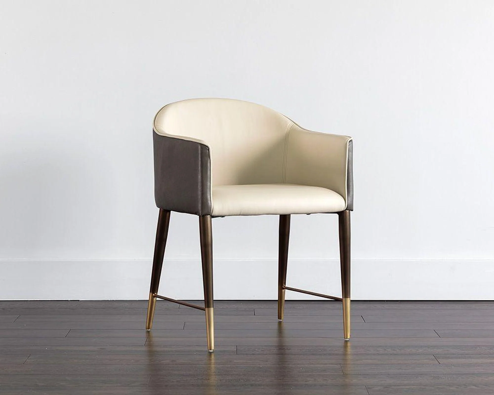 Sunpan Kylin Chair - Dillon Cream / Bravo Ash - Image 6