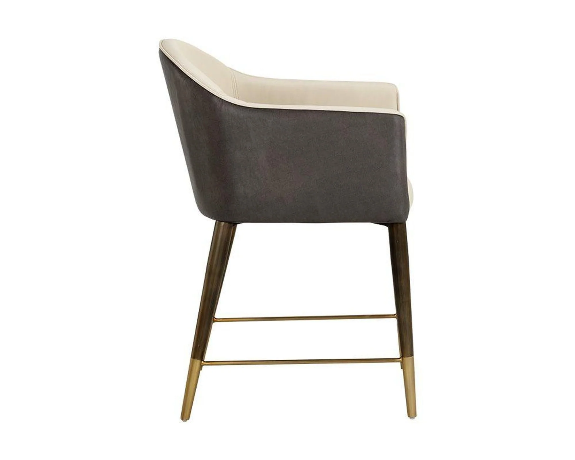 Sunpan Kylin Chair - Dillon Cream / Bravo Ash - Image 8