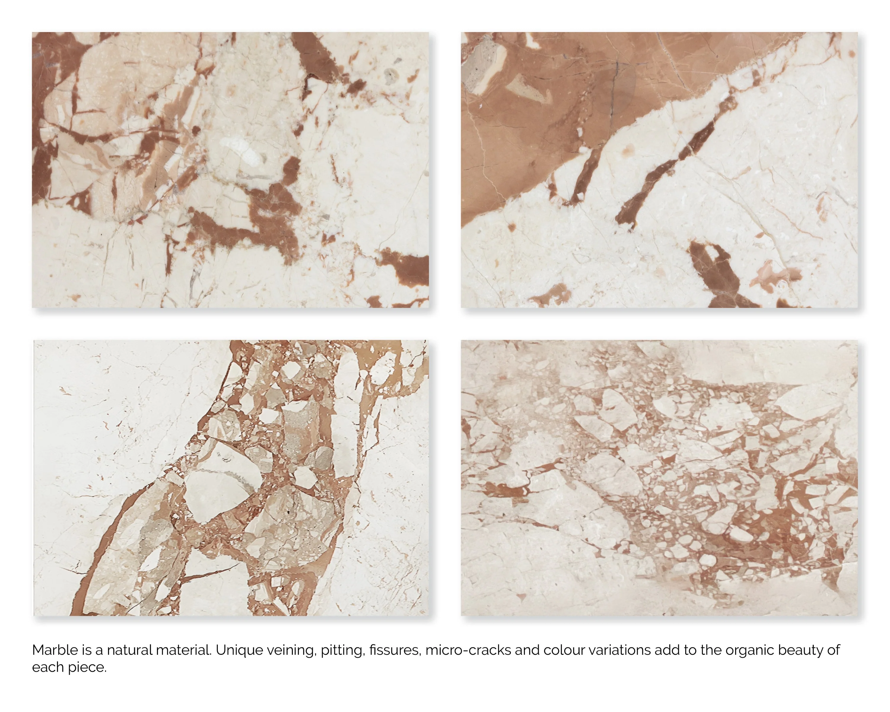 Sunpan Laros Coffee Table - Crema Breccia Marble - Image 3