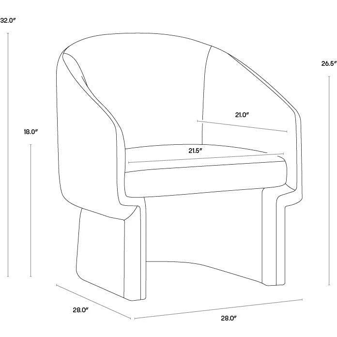 Sunpan Lauryn Lounge Chair - Image 7