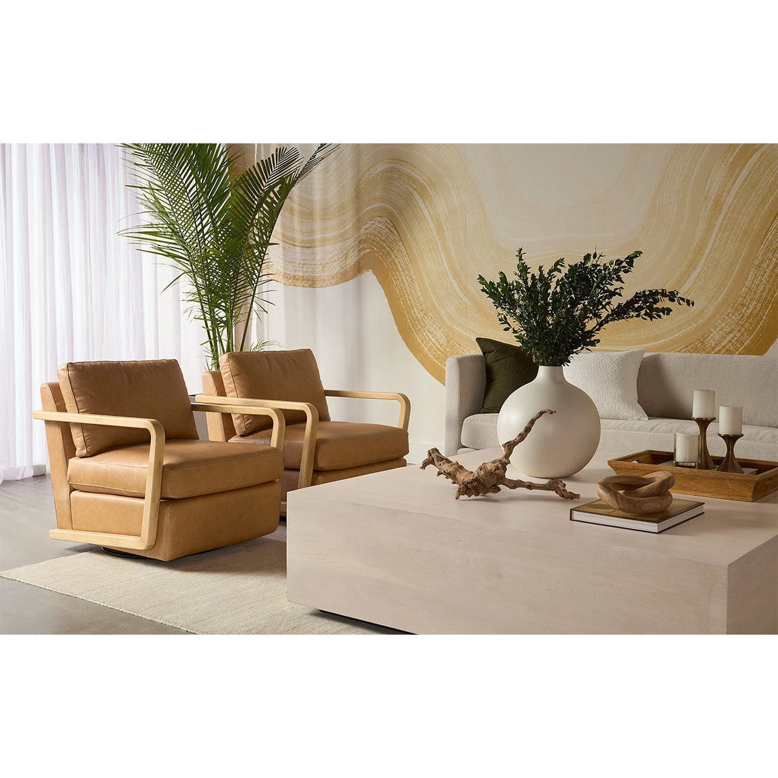 Sunpan Leander Sofa - Image 4