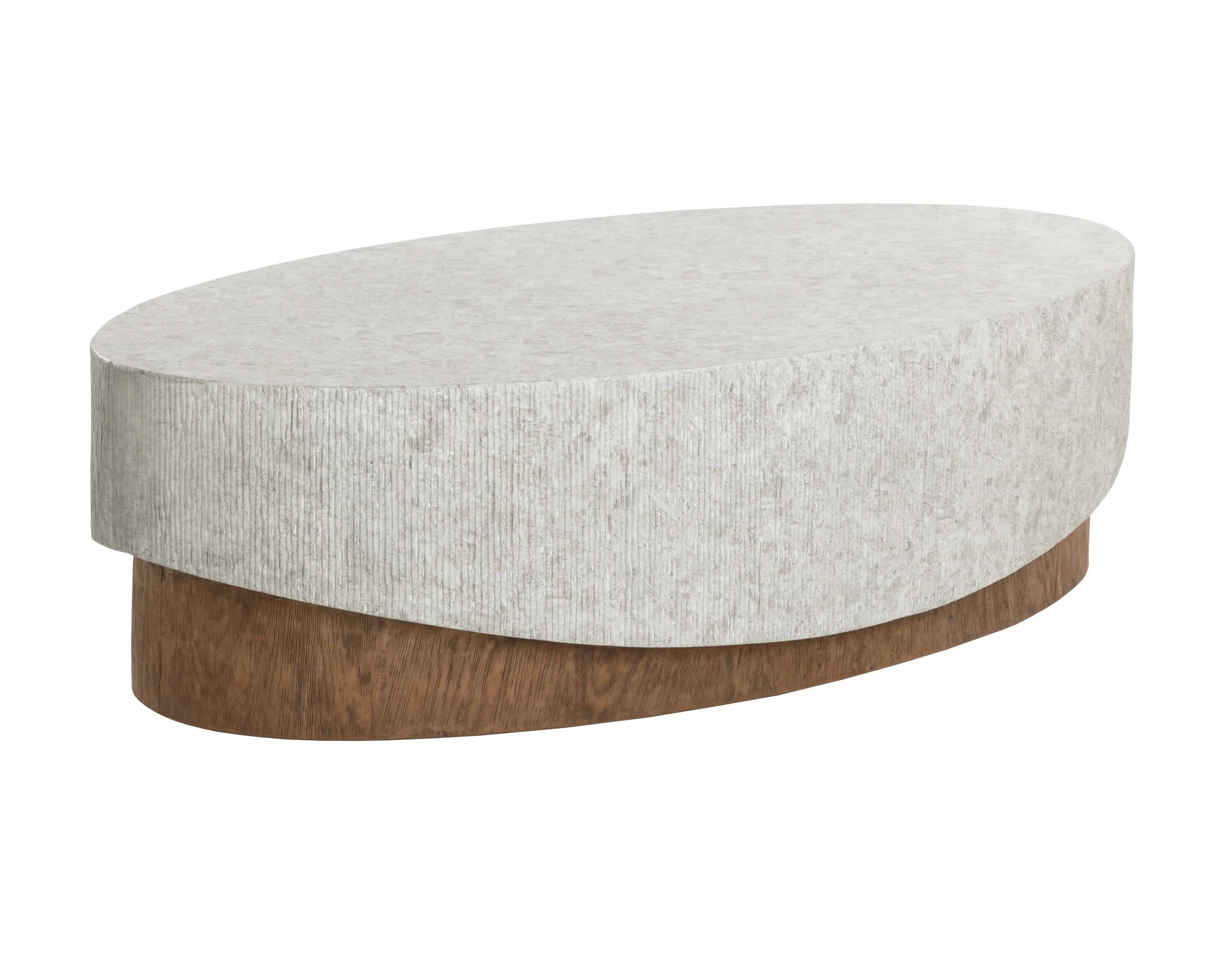 Sunpan Leda Coffee Table - Oval - Image 2