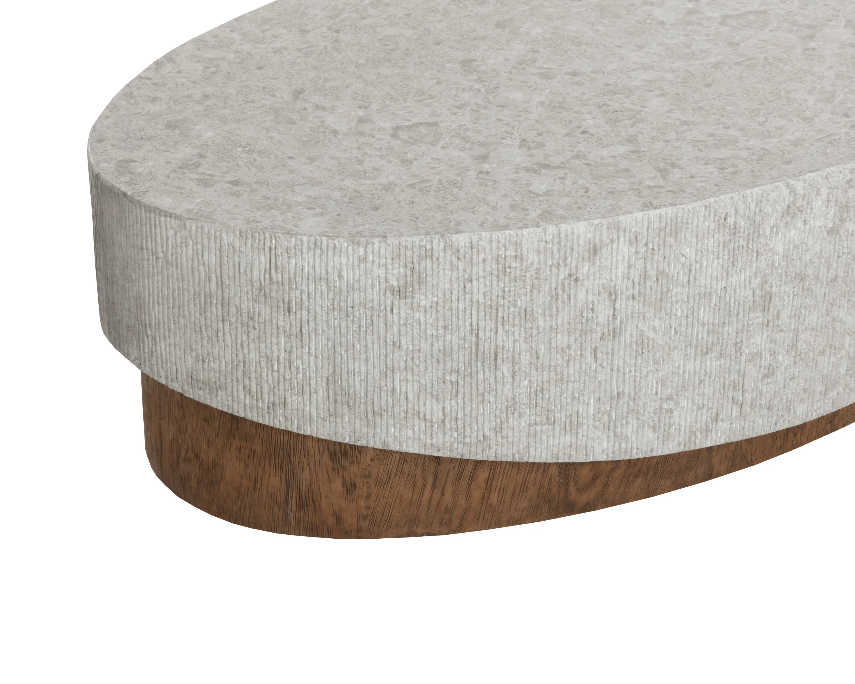 Sunpan Leda Coffee Table - Oval - Image 5