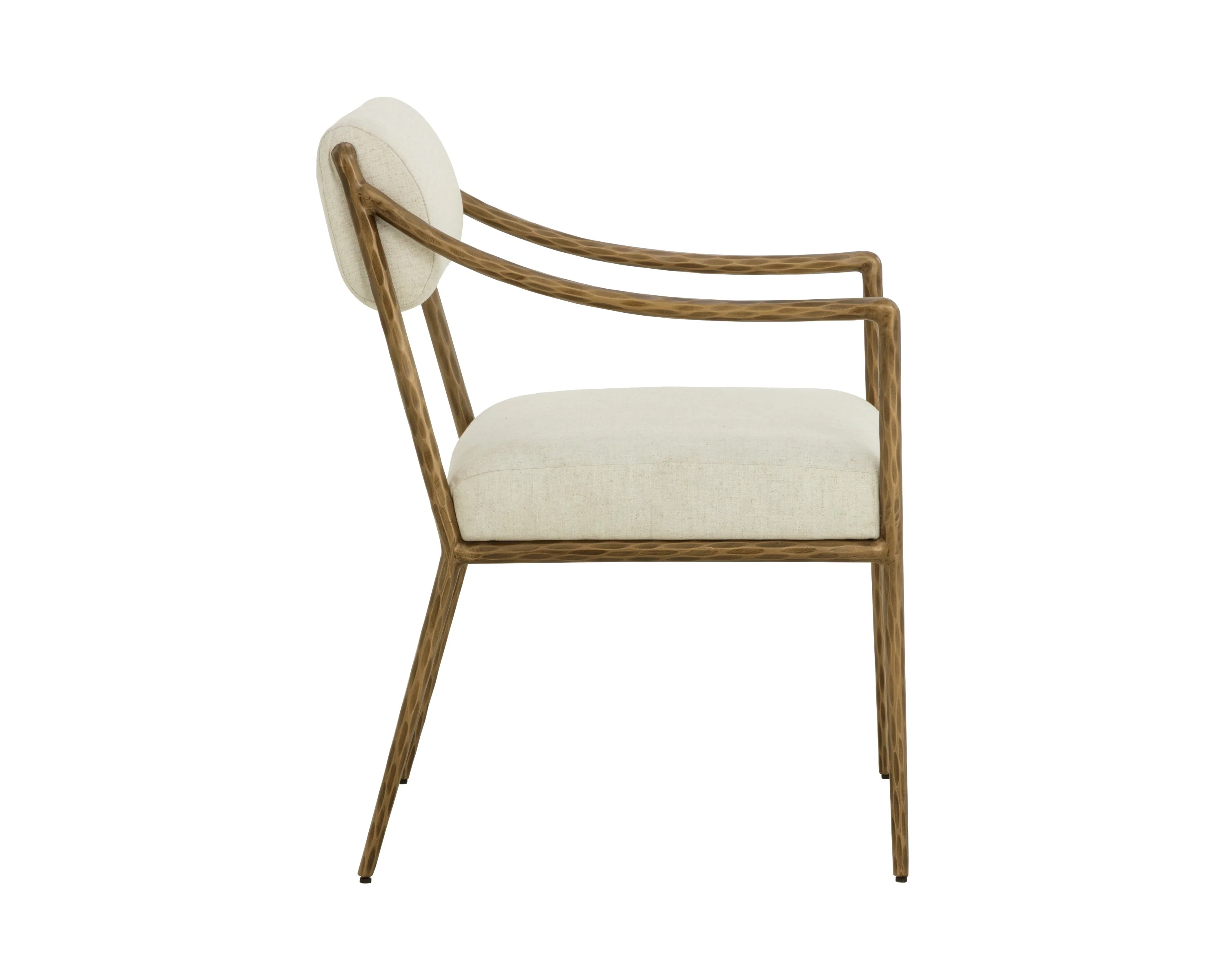 Sunpan Leticia Dining Armchair - Geralt Linen - Image 3