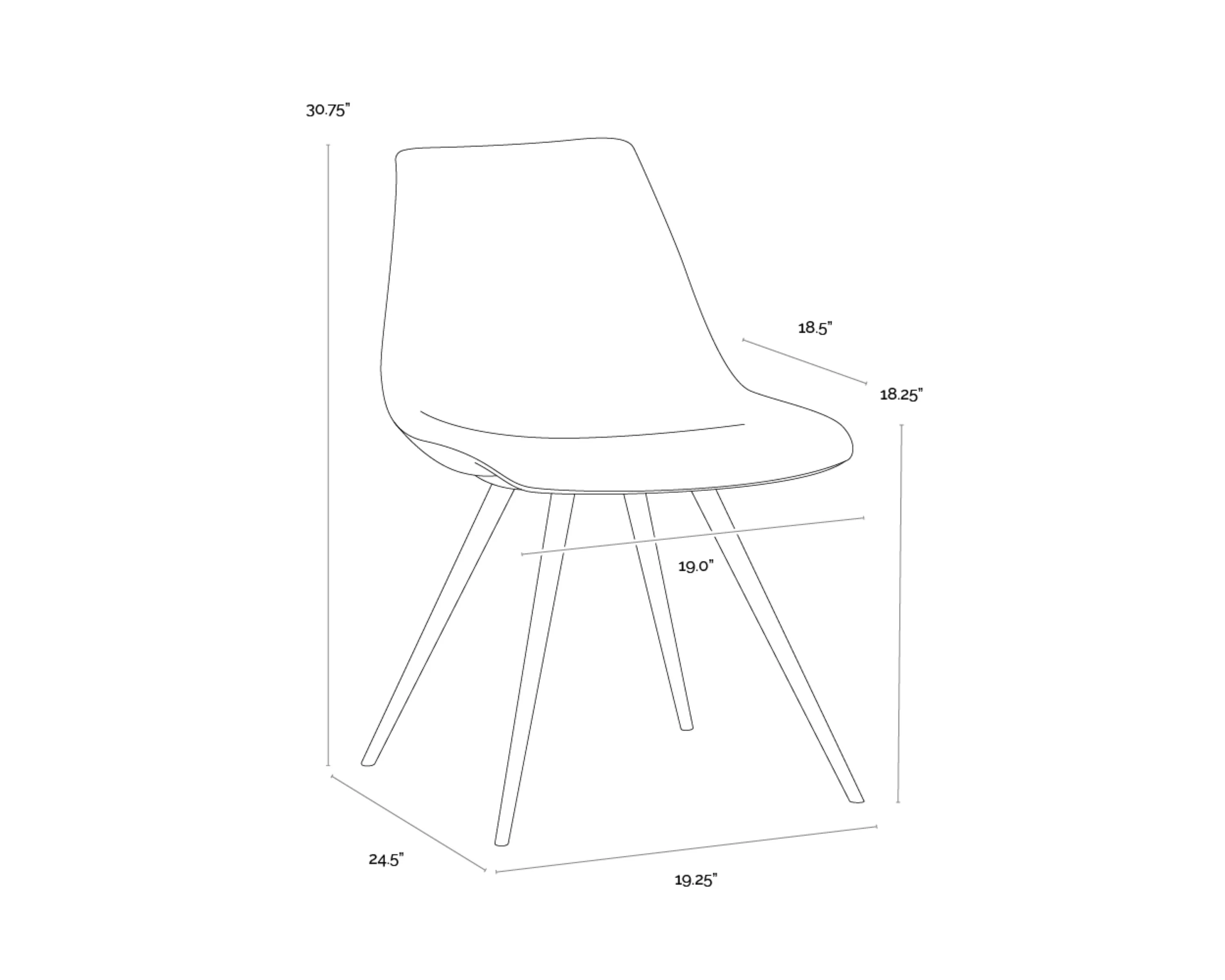 Sunpan Lipa Dining Chair - Image 11