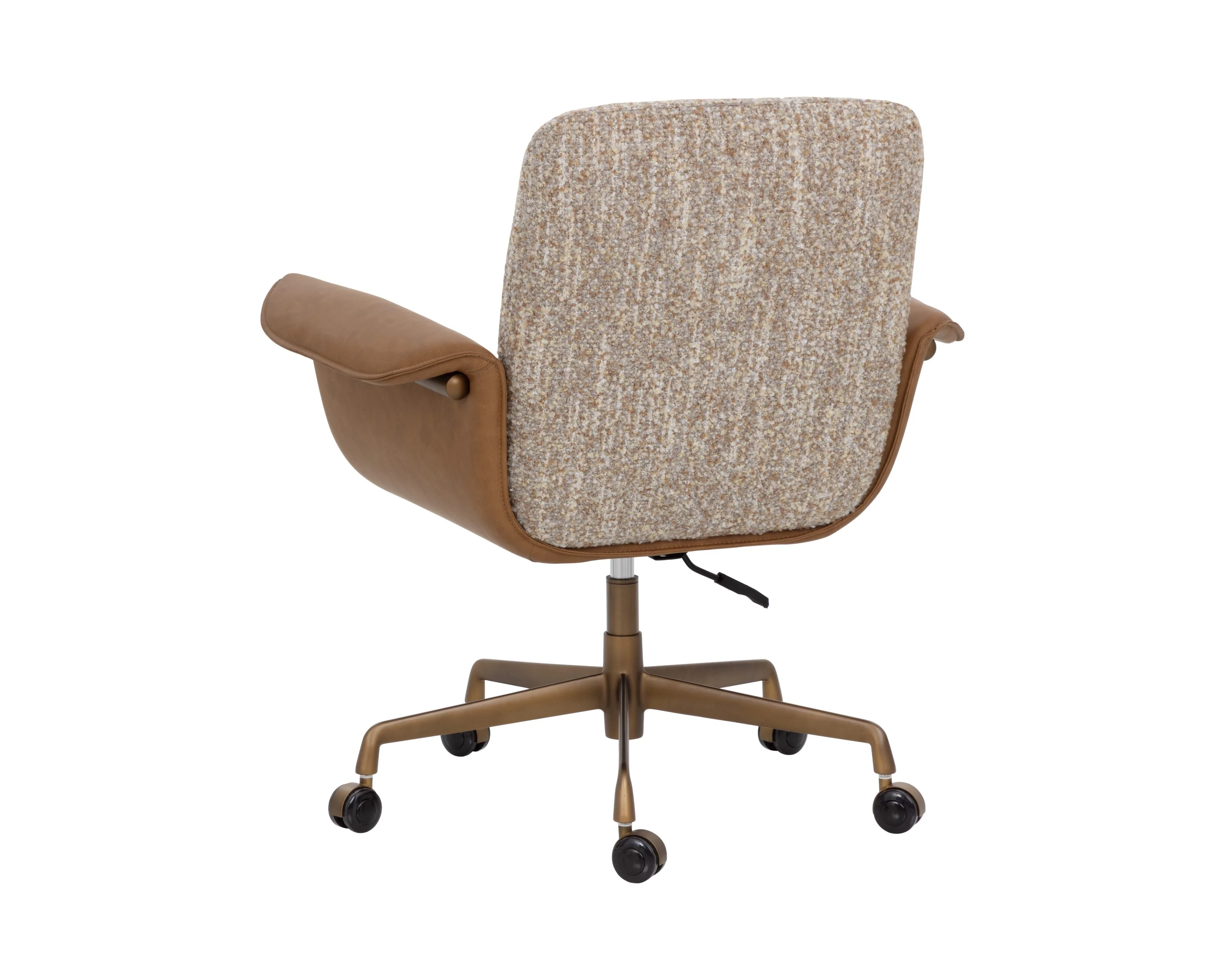 Sunpan Lomax Office Chair - Holden Dusty Greige / Milliken Cognac - Image 4