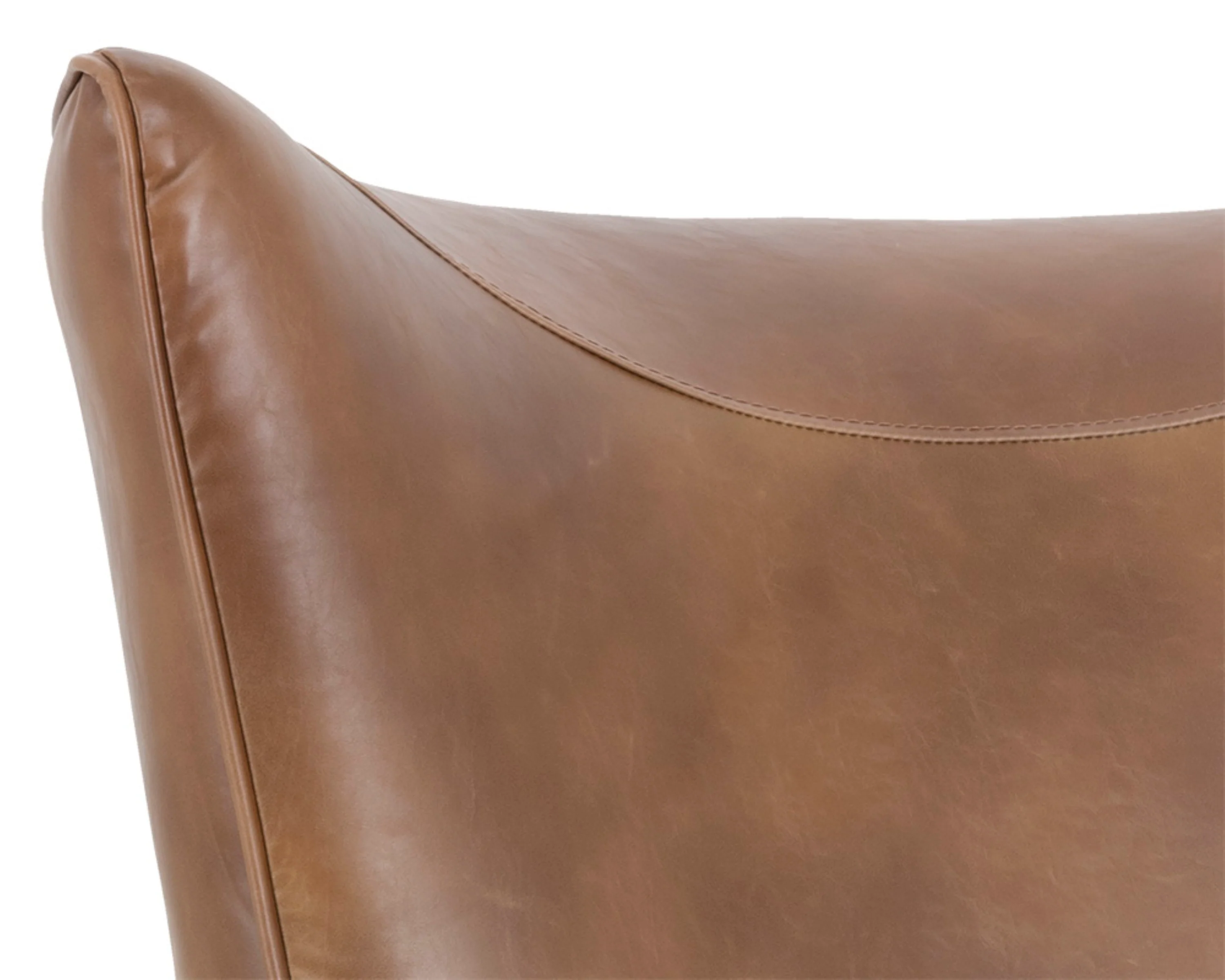 Sunpan Luther Lounge Chair - Tobacco Tan - Image 6