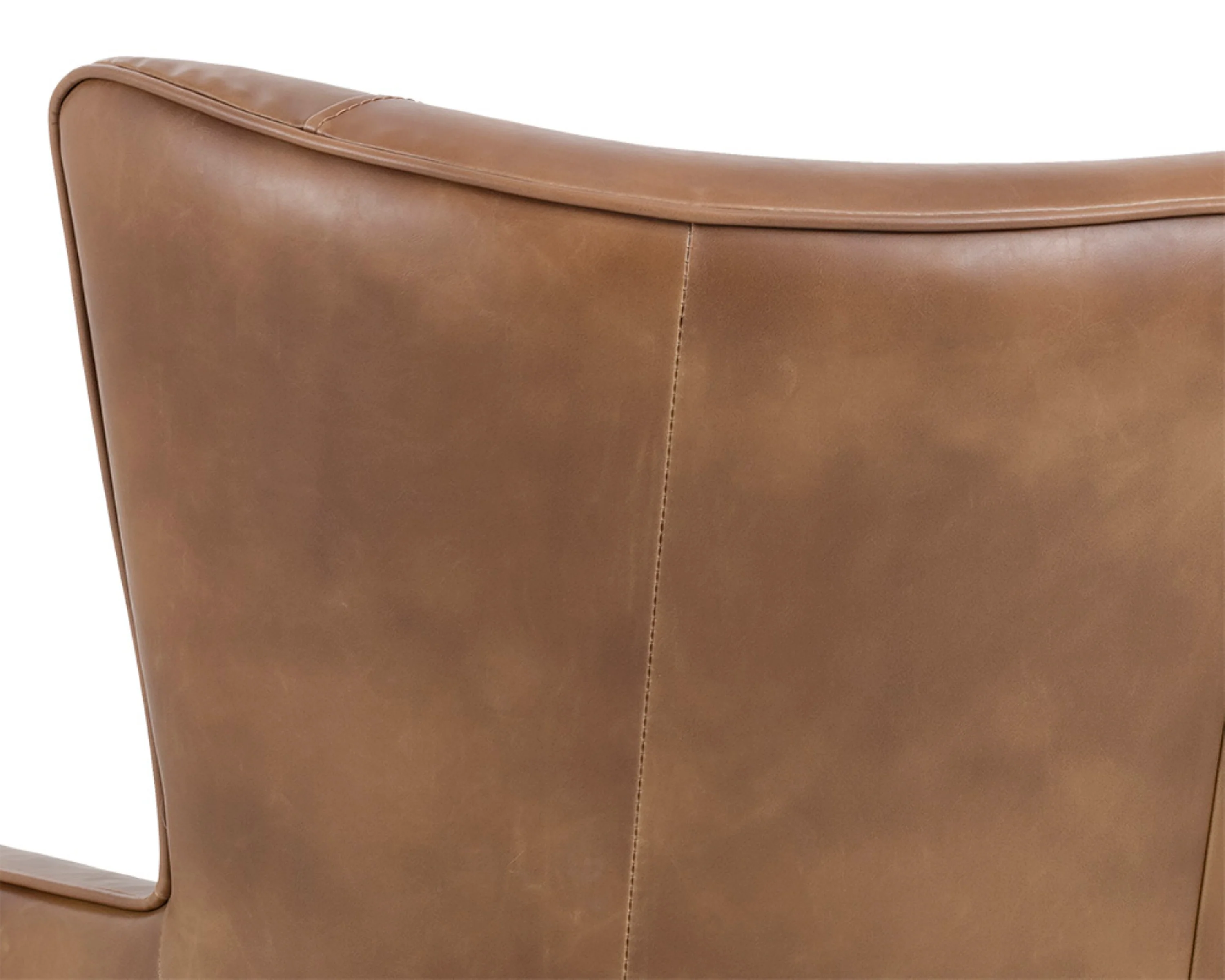 Sunpan Luther Lounge Chair - Tobacco Tan - Image 7