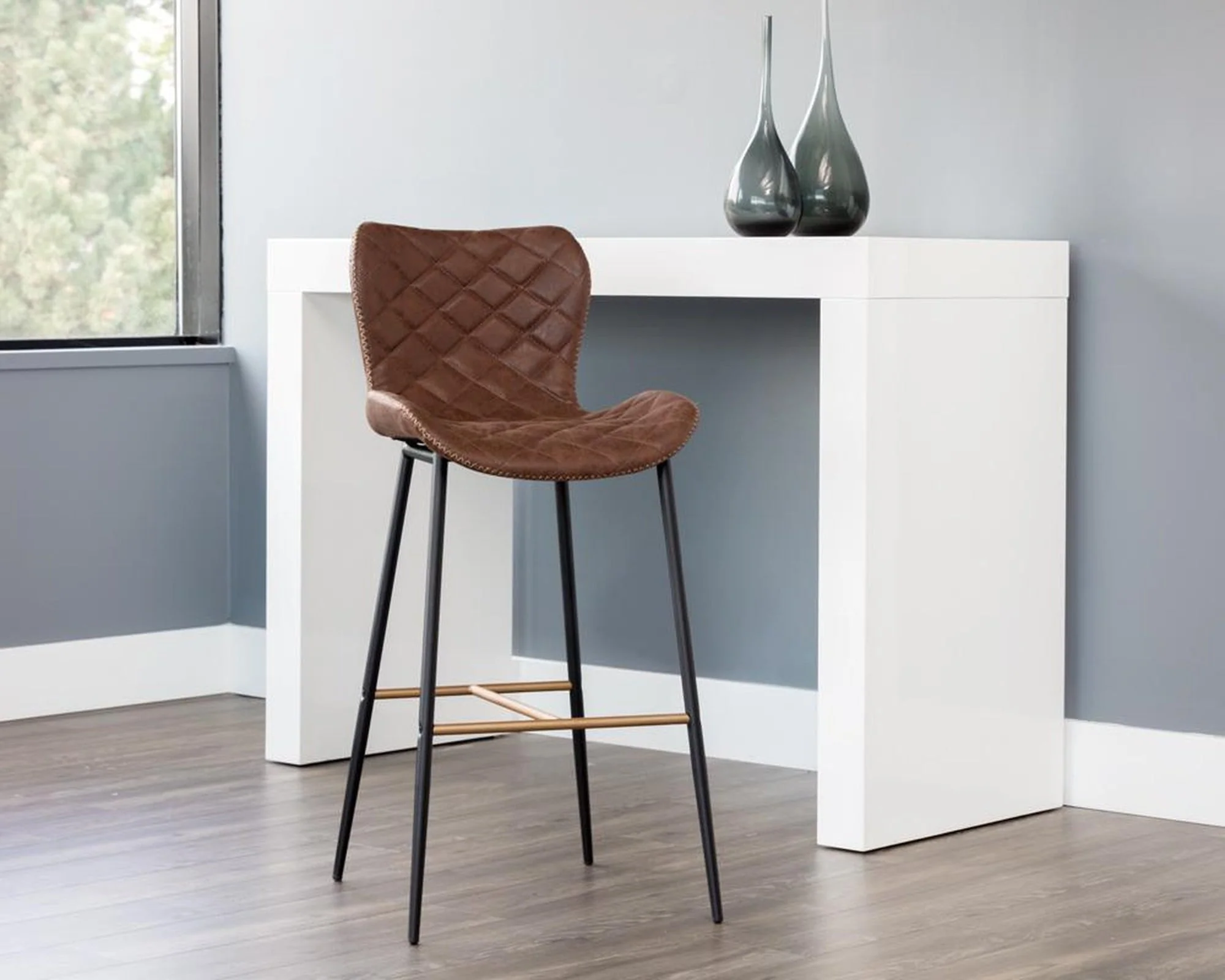 Sunpan Lyla Barstool - Set of 2 - Image 4