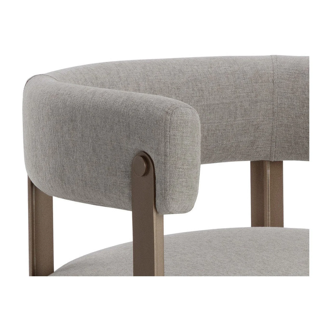 Sunpan Mae Dining Armchair - Ernst Sandstone Clearance - Image 4