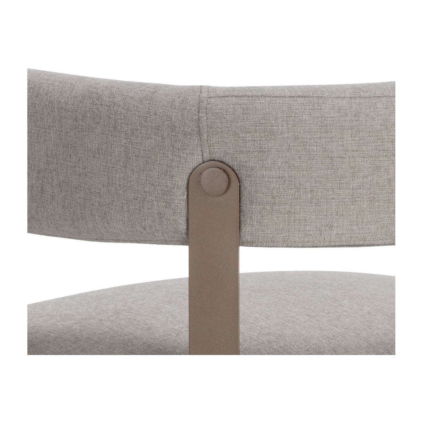 Sunpan Mae Dining Armchair - Ernst Sandstone Clearance - Image 6