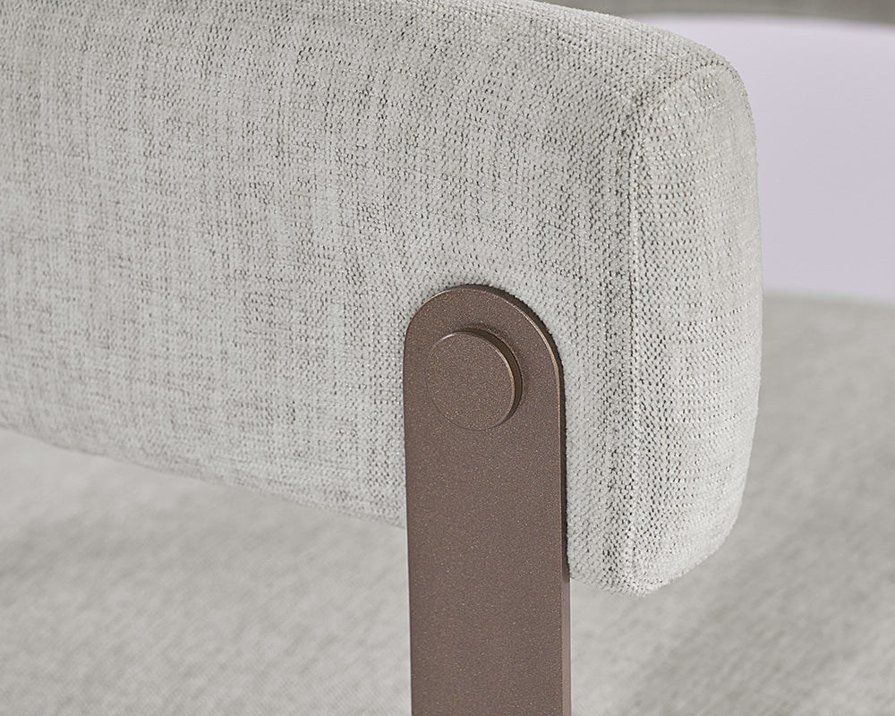 Sunpan Mae Dining Armchair - Ernst Silverstone Clearance - Image 7