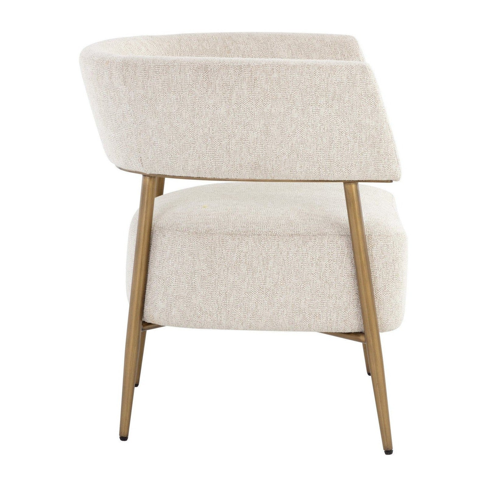 Sunpan Maestro Lounge Chair - Dove Cream - Image 3