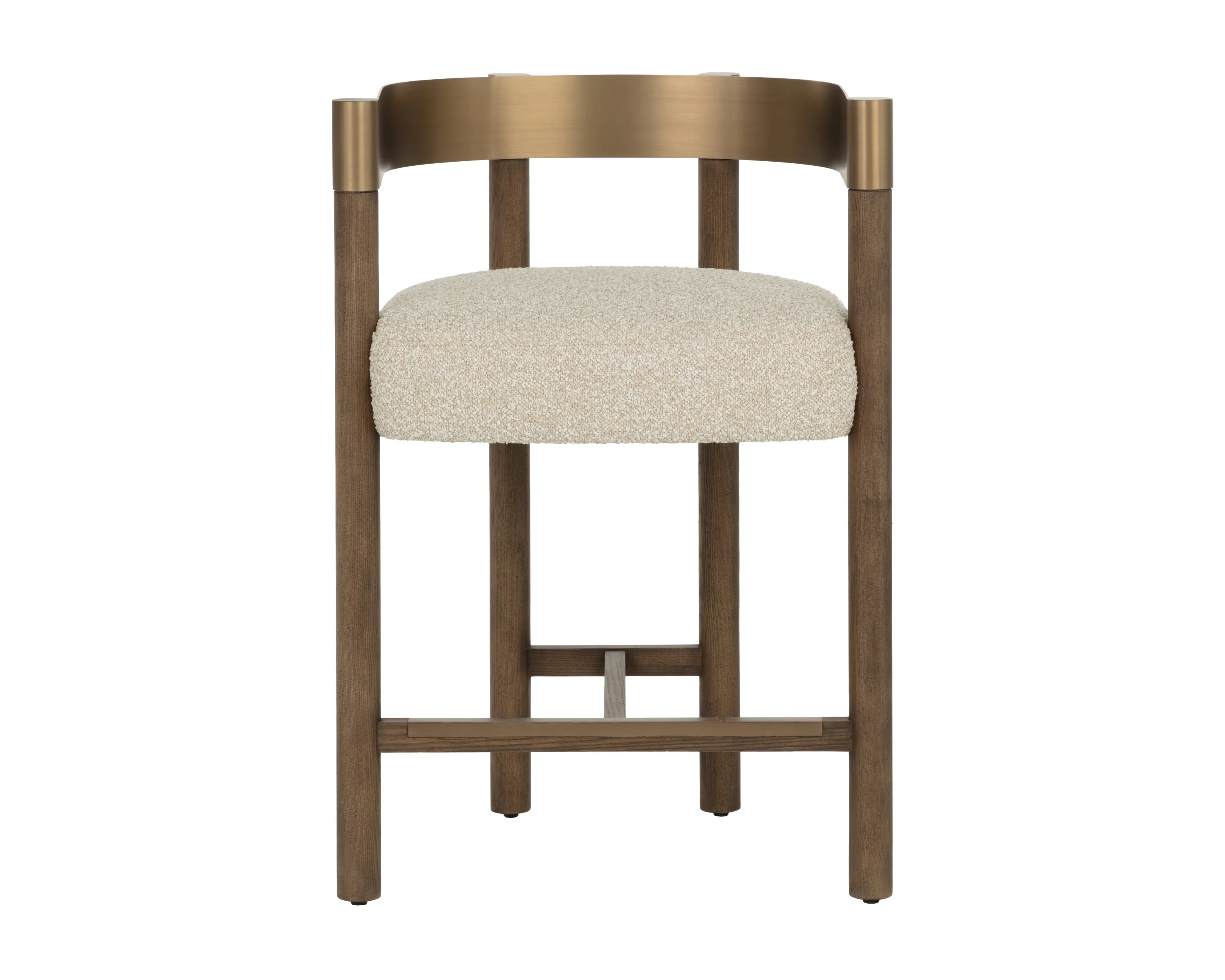 Sunpan Manolo Counter Stool - Santa Cruz Oatmeal - Image 2
