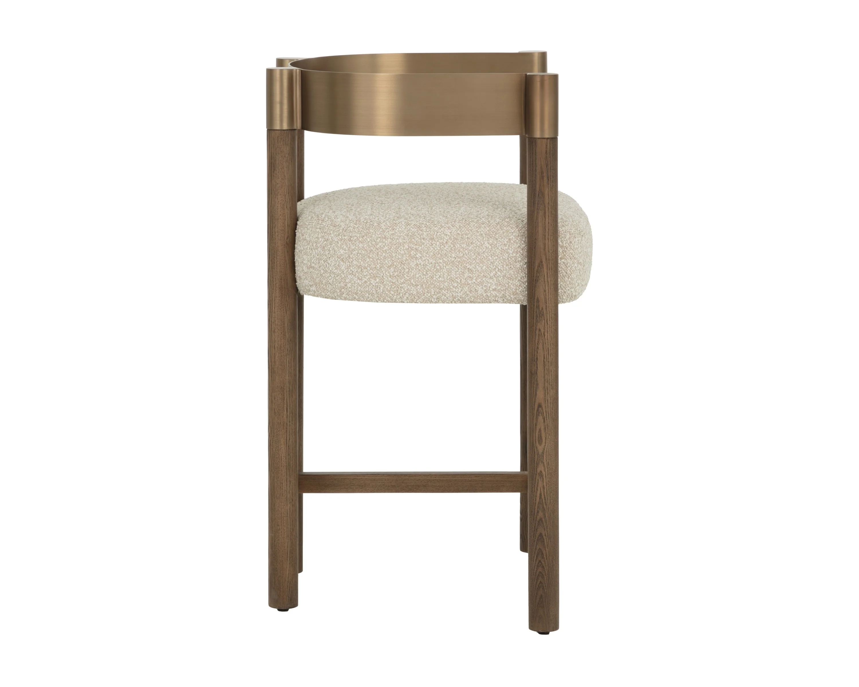 Sunpan Manolo Counter Stool - Santa Cruz Oatmeal - Image 3