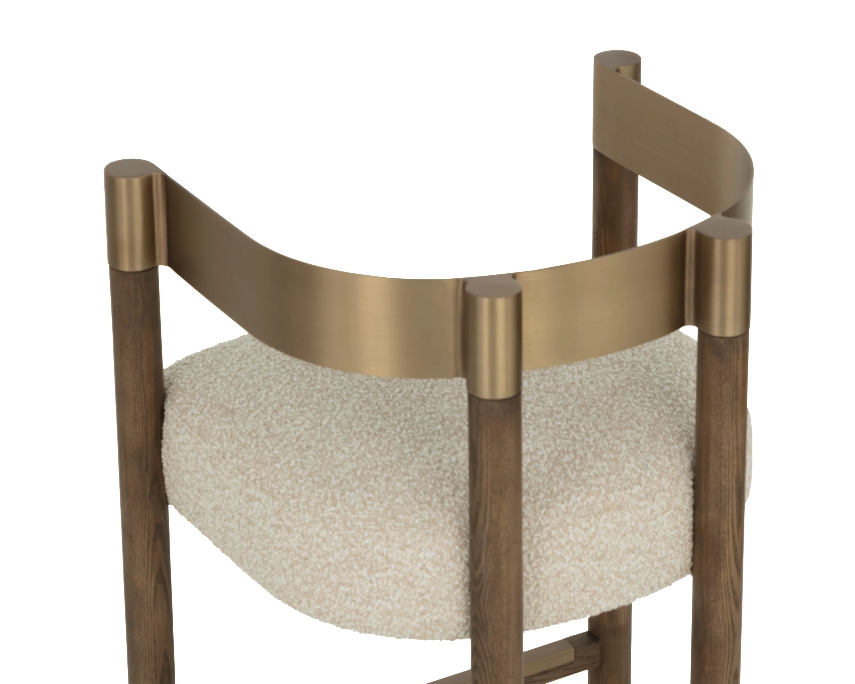 Sunpan Manolo Counter Stool - Santa Cruz Oatmeal - Image 5