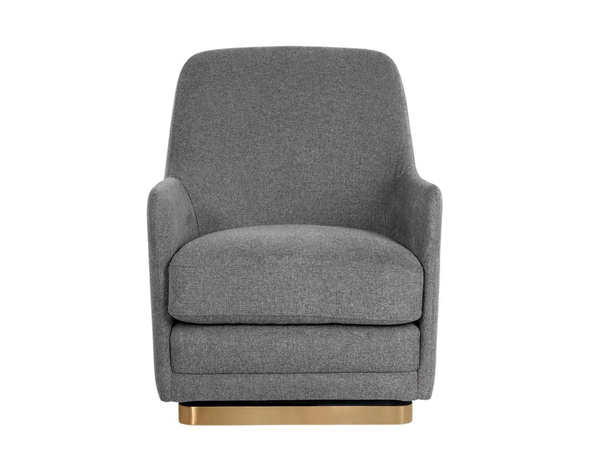 Sunpan Marcela Swivel Lounge Chair - Belfast Koala Grey Clearance - Image 2