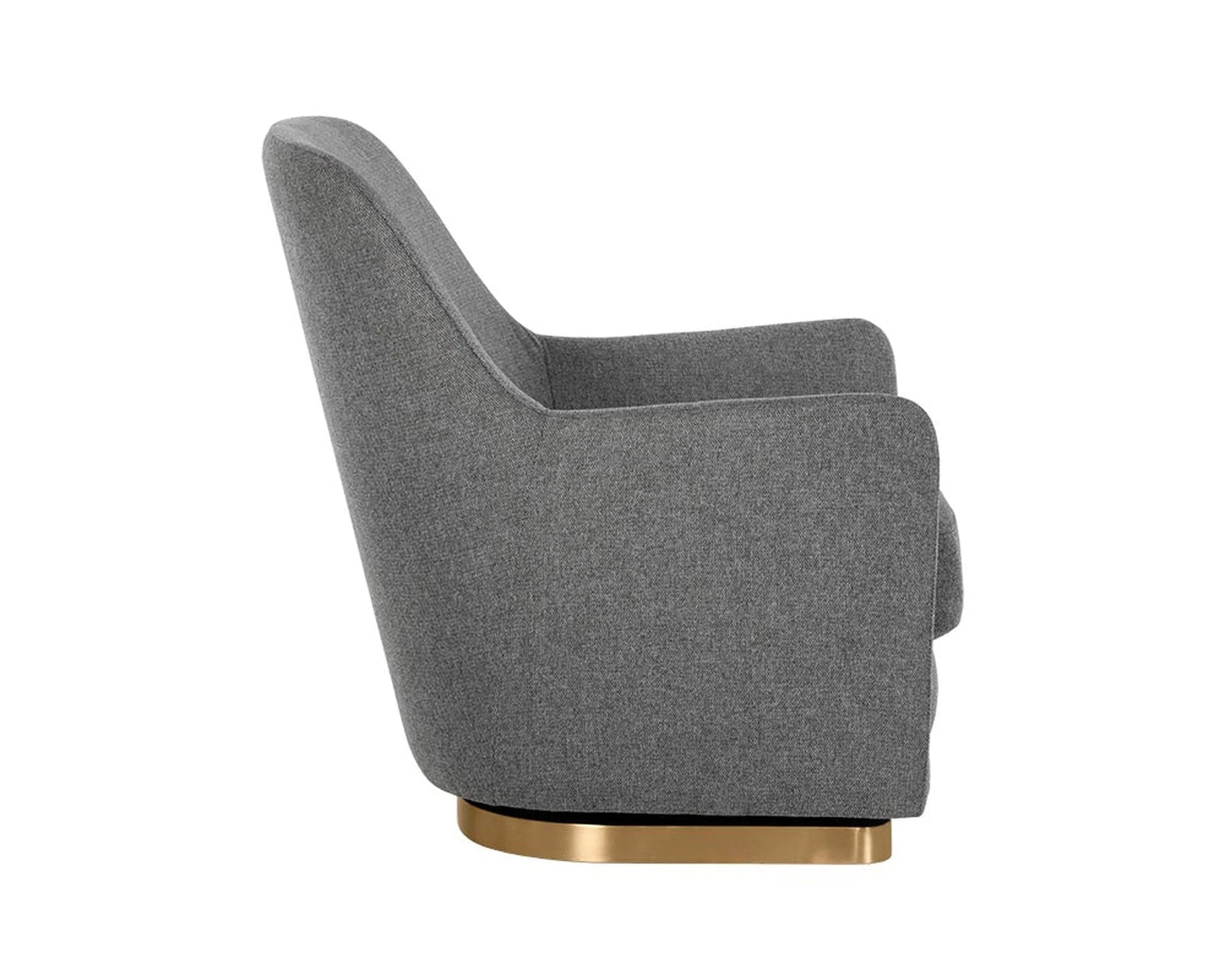 Sunpan Marcela Swivel Lounge Chair - Belfast Koala Grey Clearance - Image 3