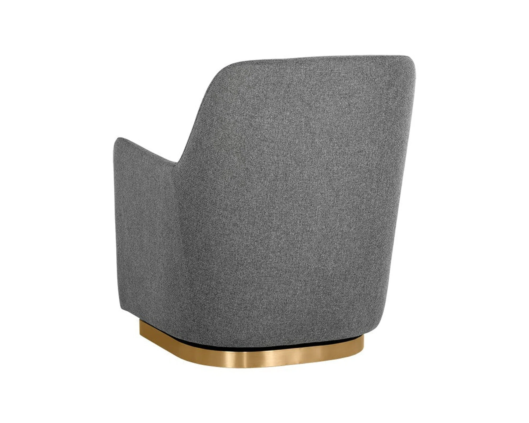 Sunpan Marcela Swivel Lounge Chair - Belfast Koala Grey Clearance - Image 4