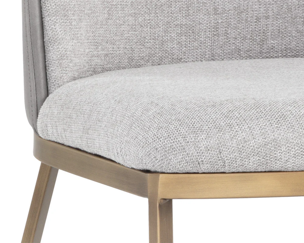 Sunpan Marie Dining Chair - Belfast Heather Grey - Set of 2 Clearance - Image 6