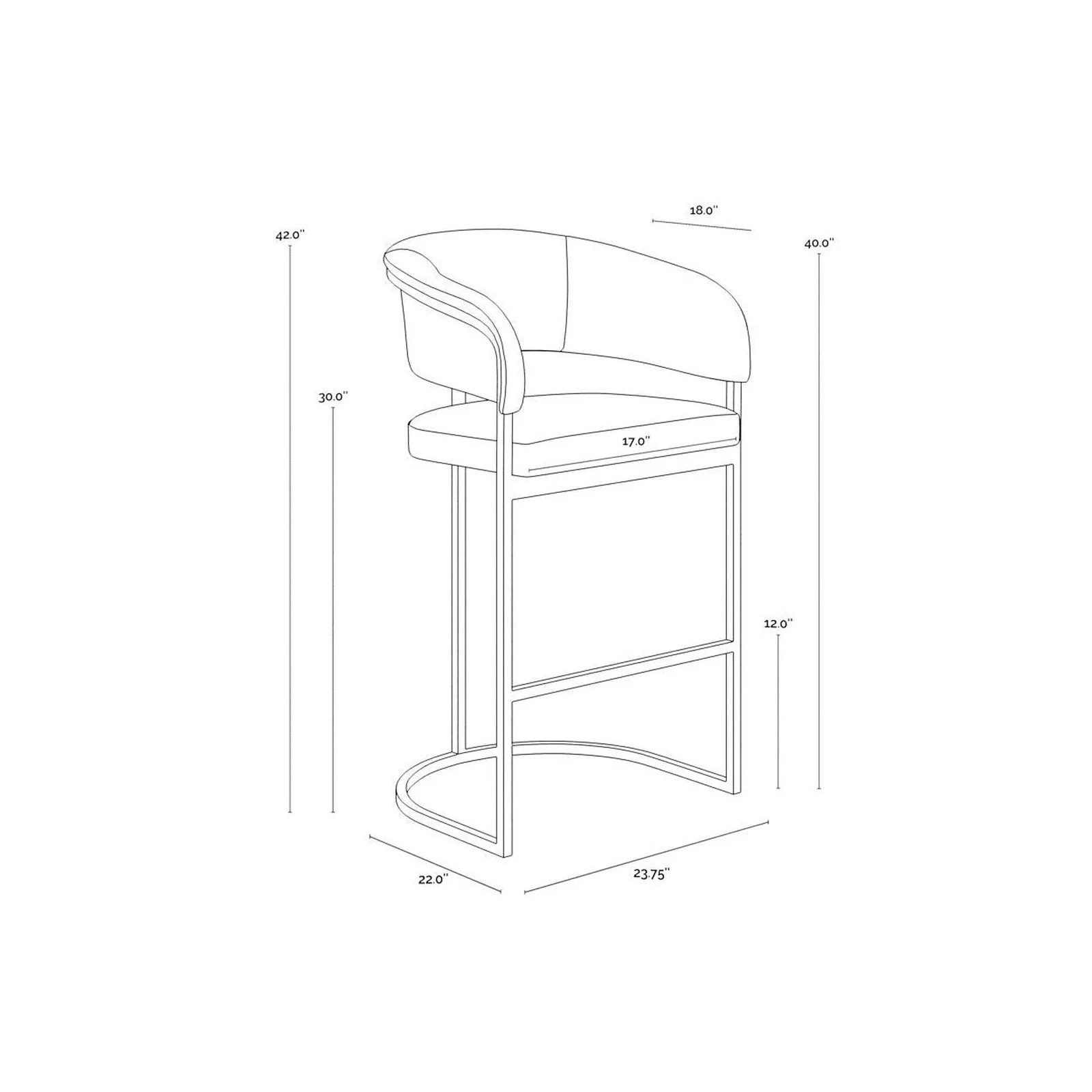 Sunpan Marris Barstool - Image 16