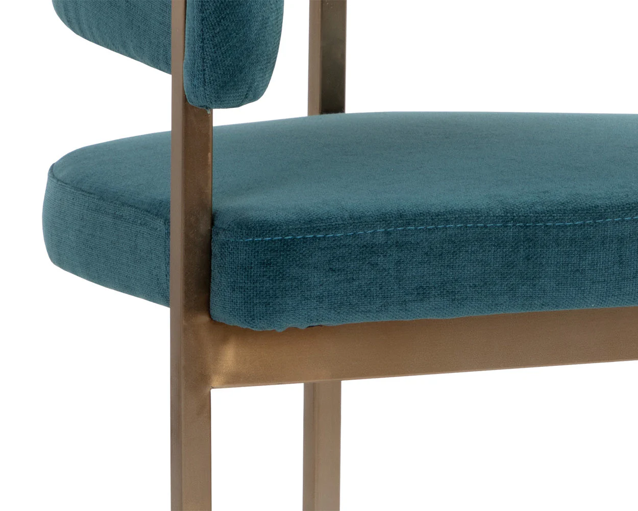 Sunpan Marris Dining Armchair - Gold - Image 6