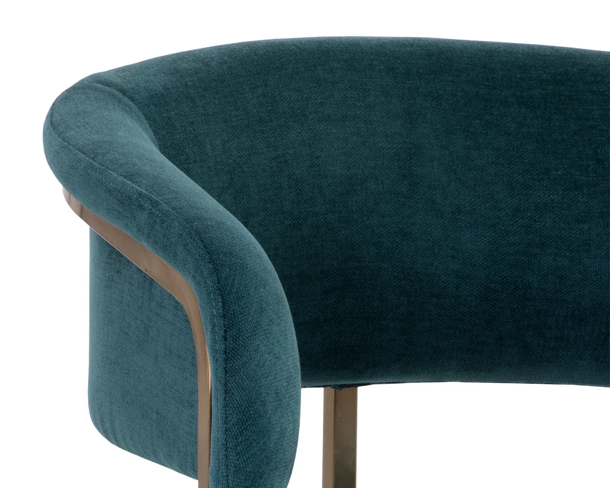Sunpan Marris Dining Armchair - Gold - Image 7