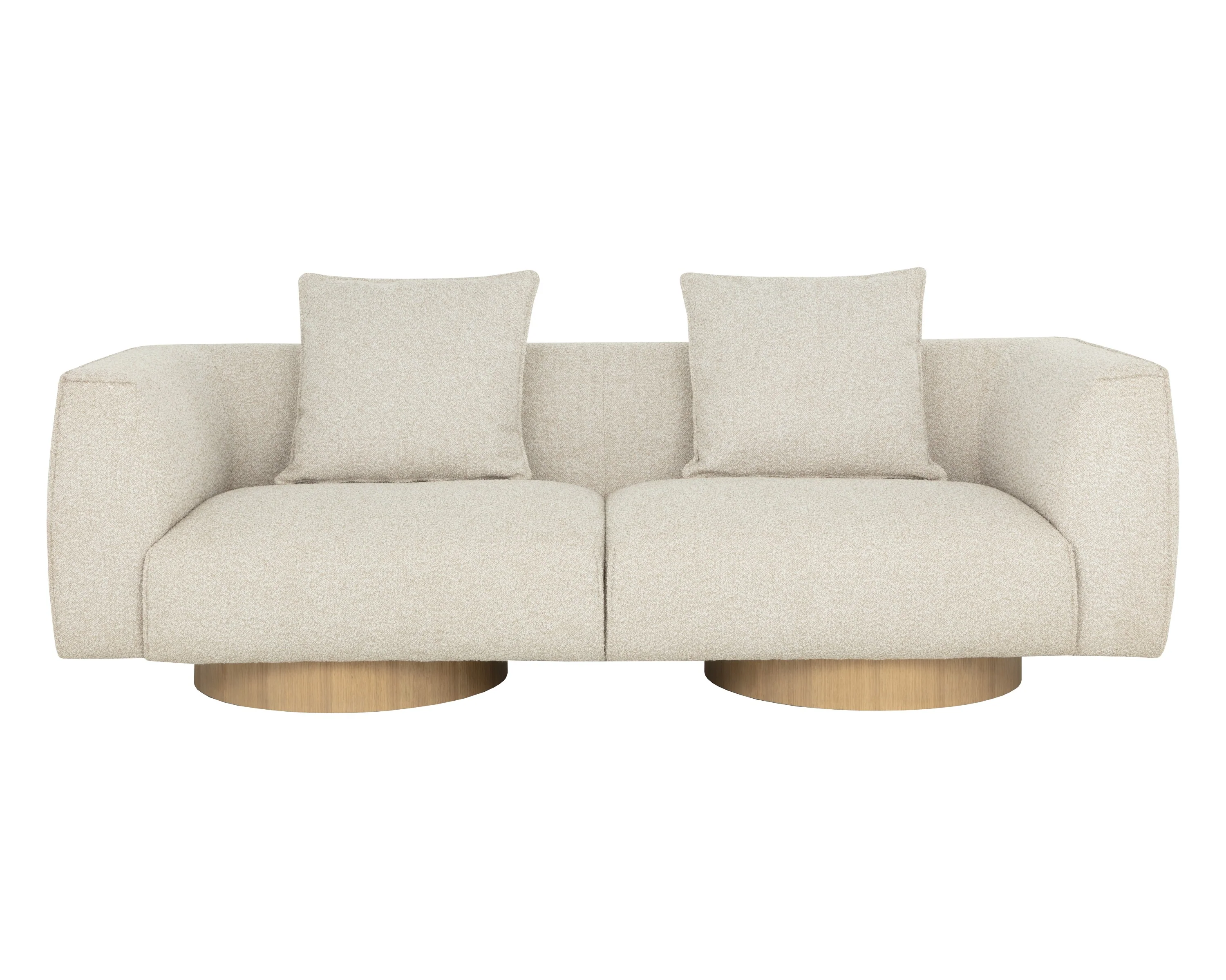 Sunpan Mattis Sofa - Santa Cruz Oatmeal - Image 5