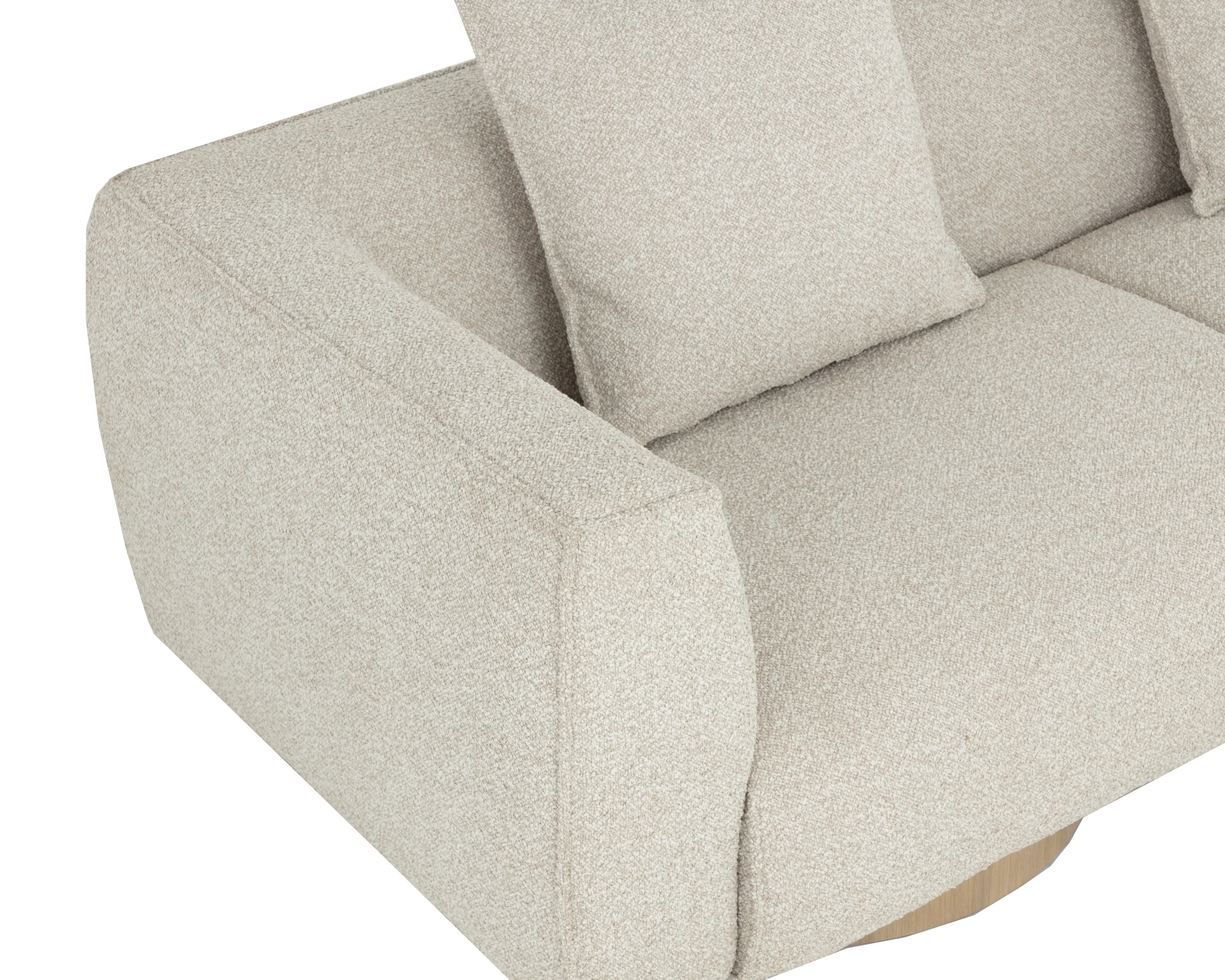 Sunpan Mattis Sofa - Santa Cruz Oatmeal - Image 8